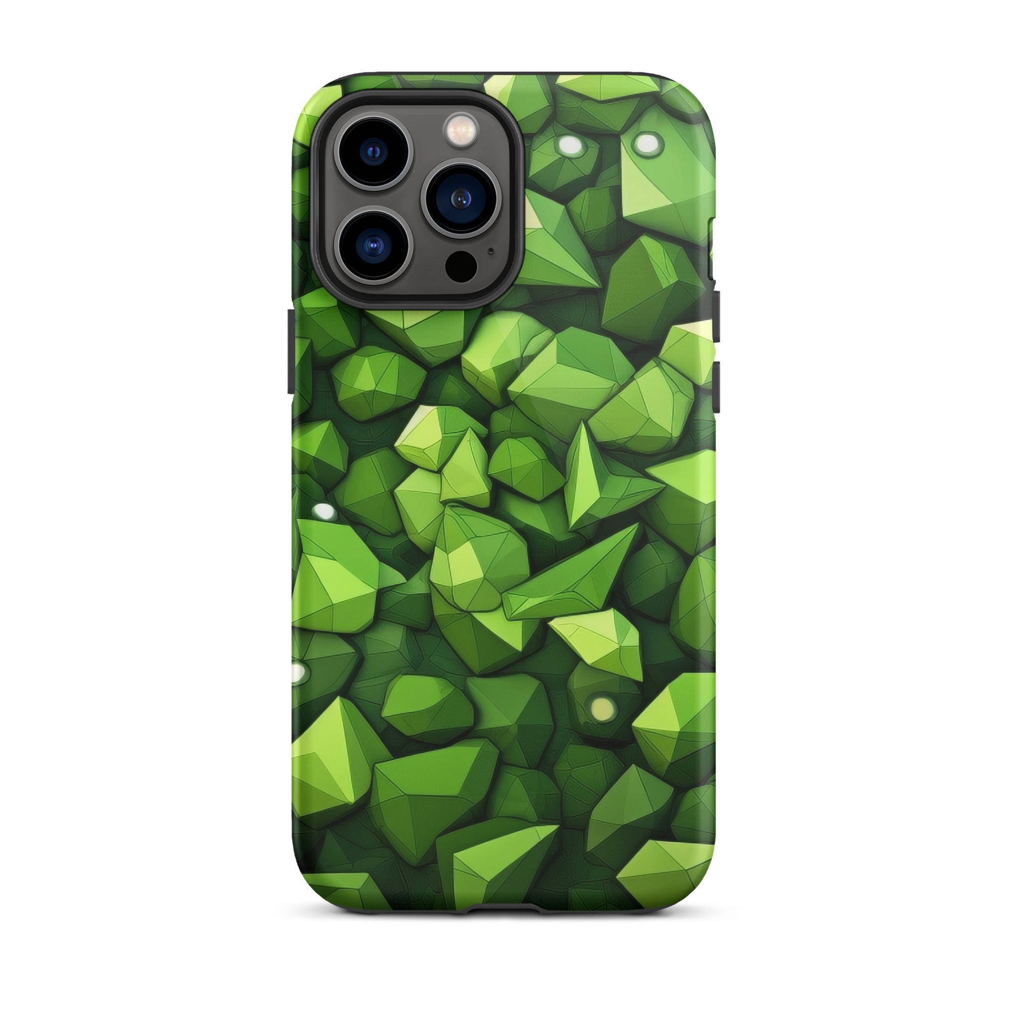 Light Green Rocks Abstract iPhone Case by Visual Verse - Image 21