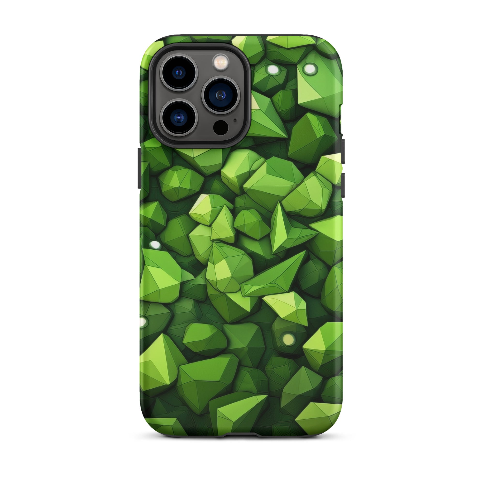 Light Green Rocks Abstract iPhone Case by Visual Verse - Image 22