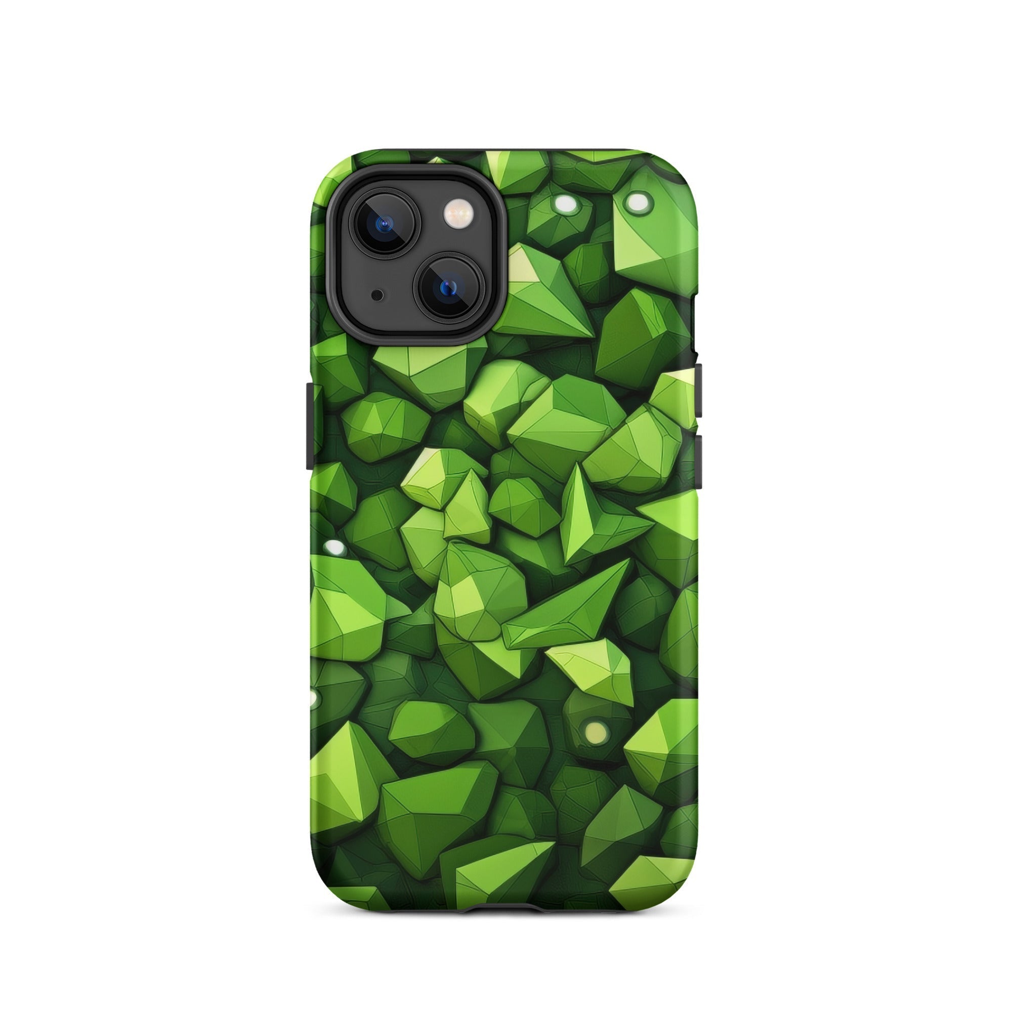 Light Green Rocks Abstract iPhone Case by Visual Verse - Image 24