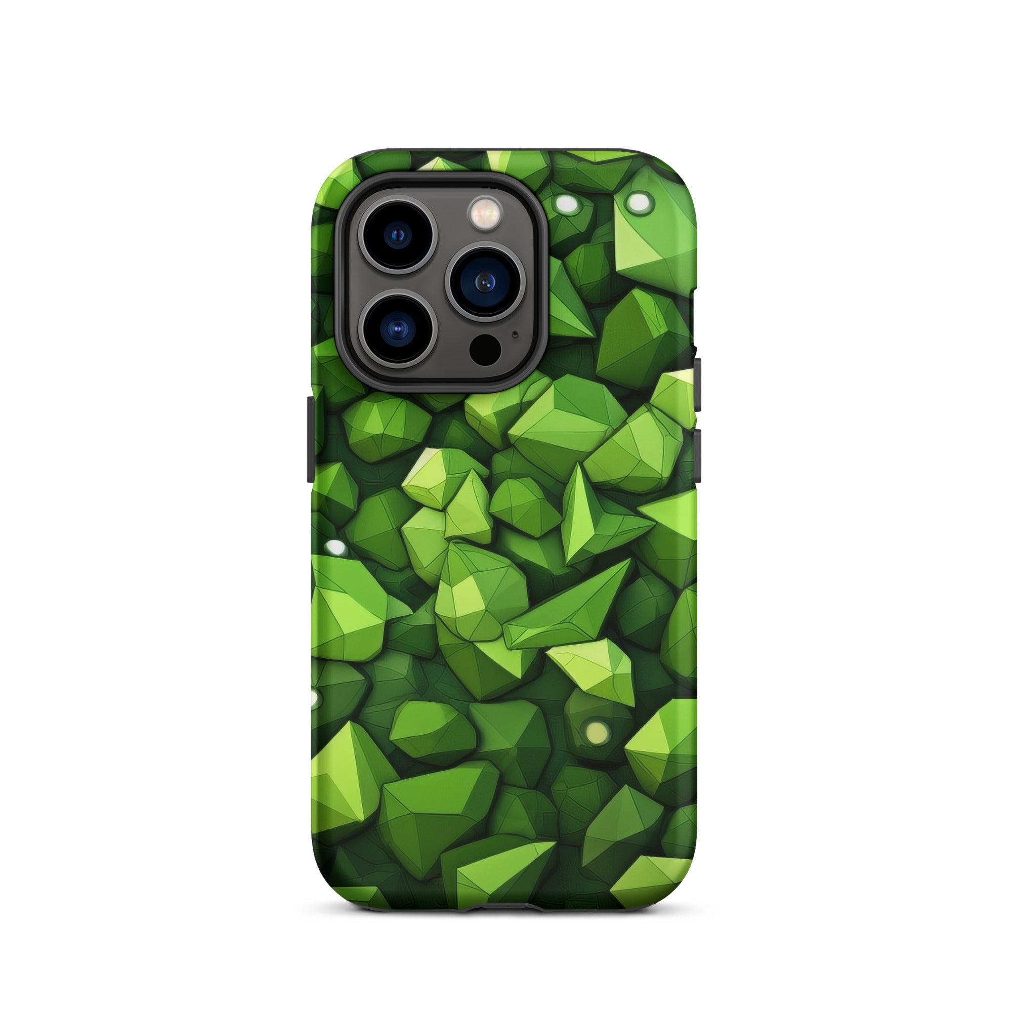 Light Green Rocks Abstract iPhone Case by Visual Verse - Image 28