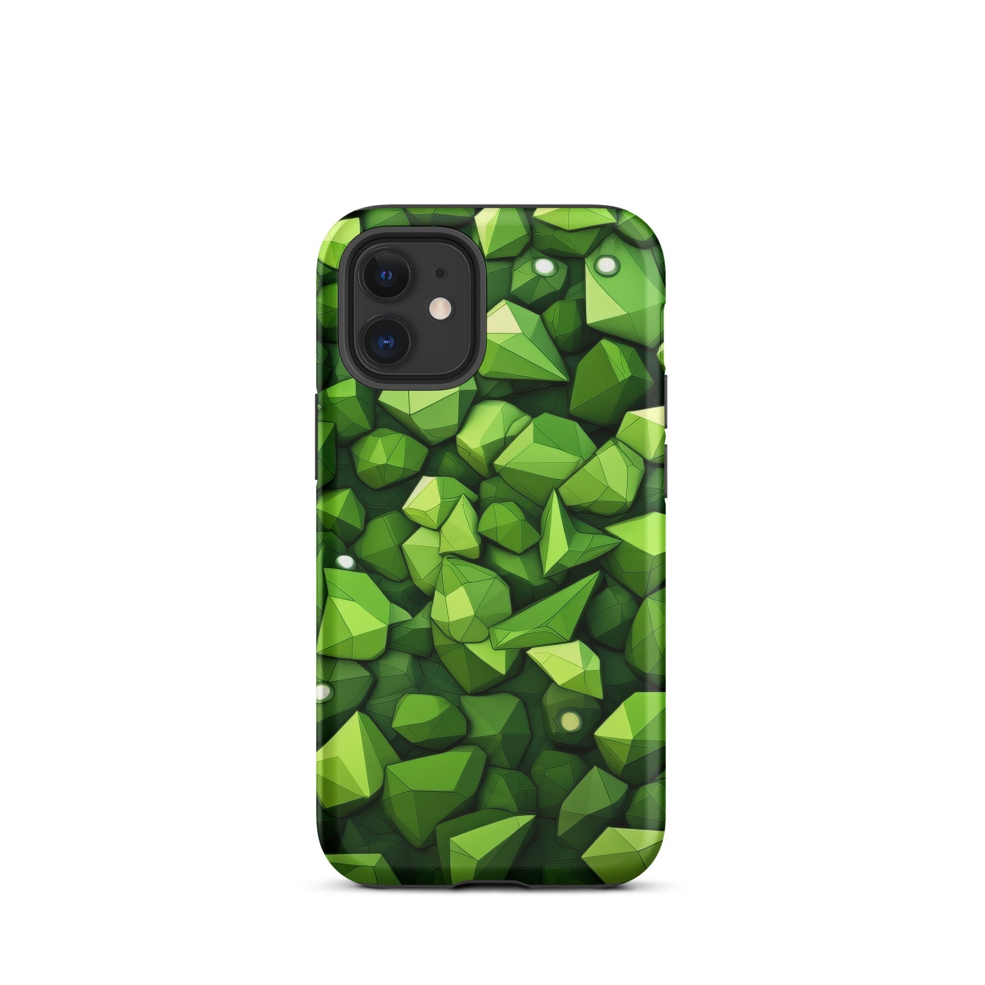 Light Green Rocks Abstract iPhone Case by Visual Verse - Image 8