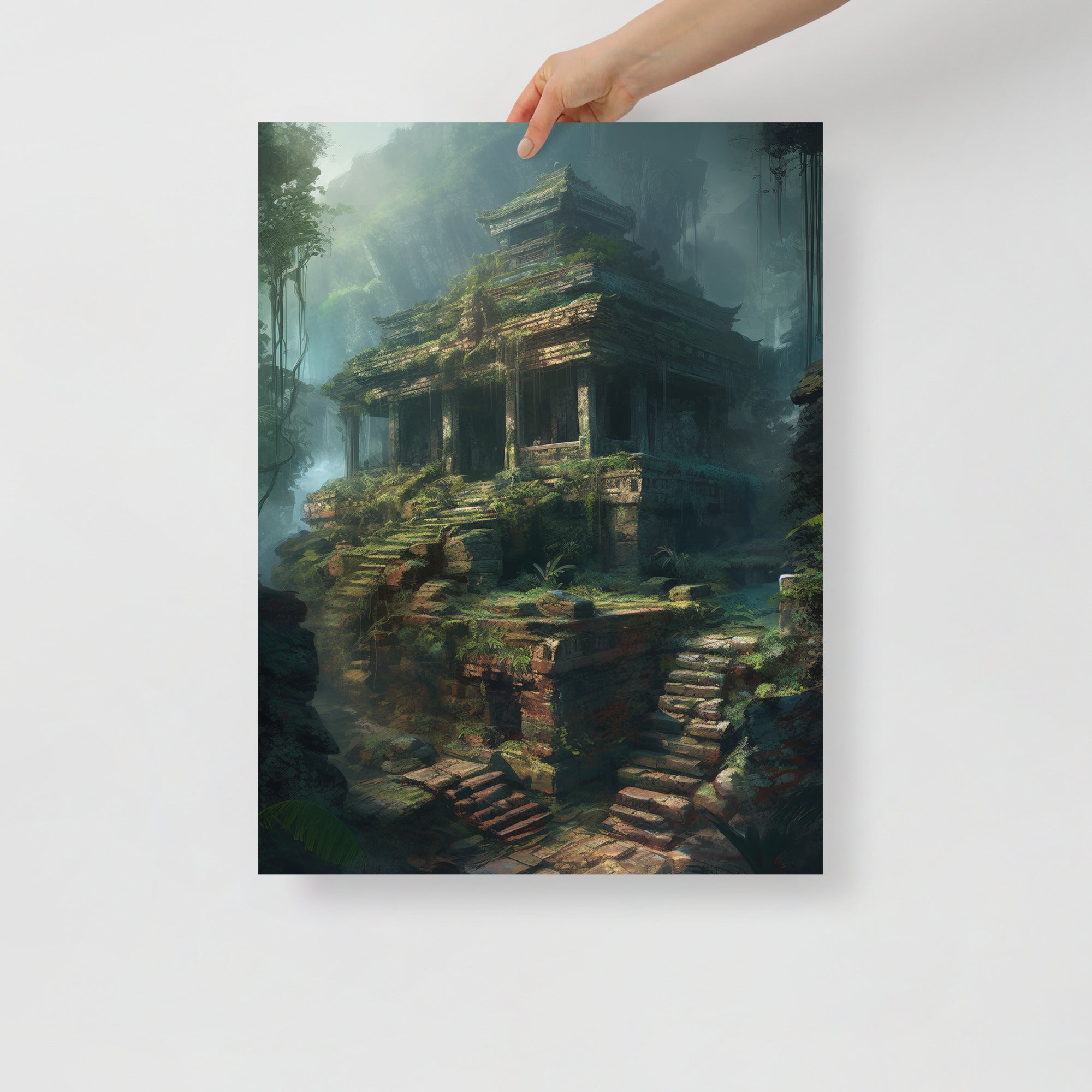 Lost City Exploration Art Poster by Visual Verse - Image 6