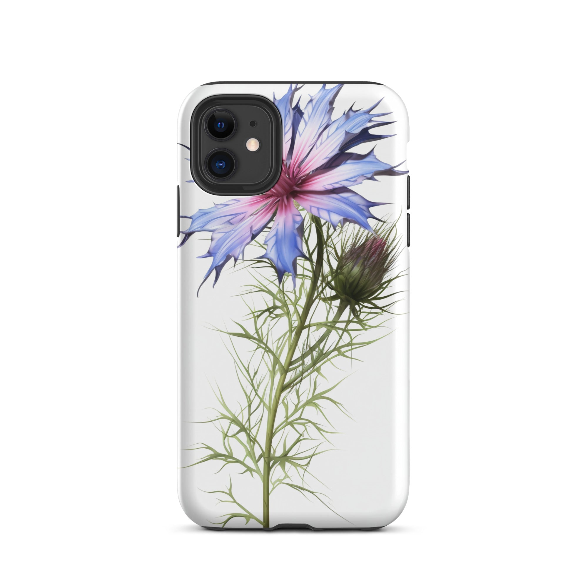 Love In A Mist Flower iPhone Case by Visual Verse - Image 2