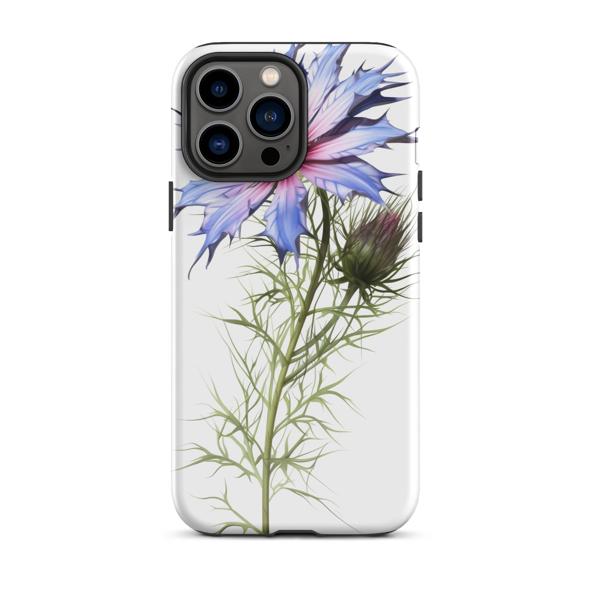 Love In A Mist Flower iPhone Case by Visual Verse - Image 21