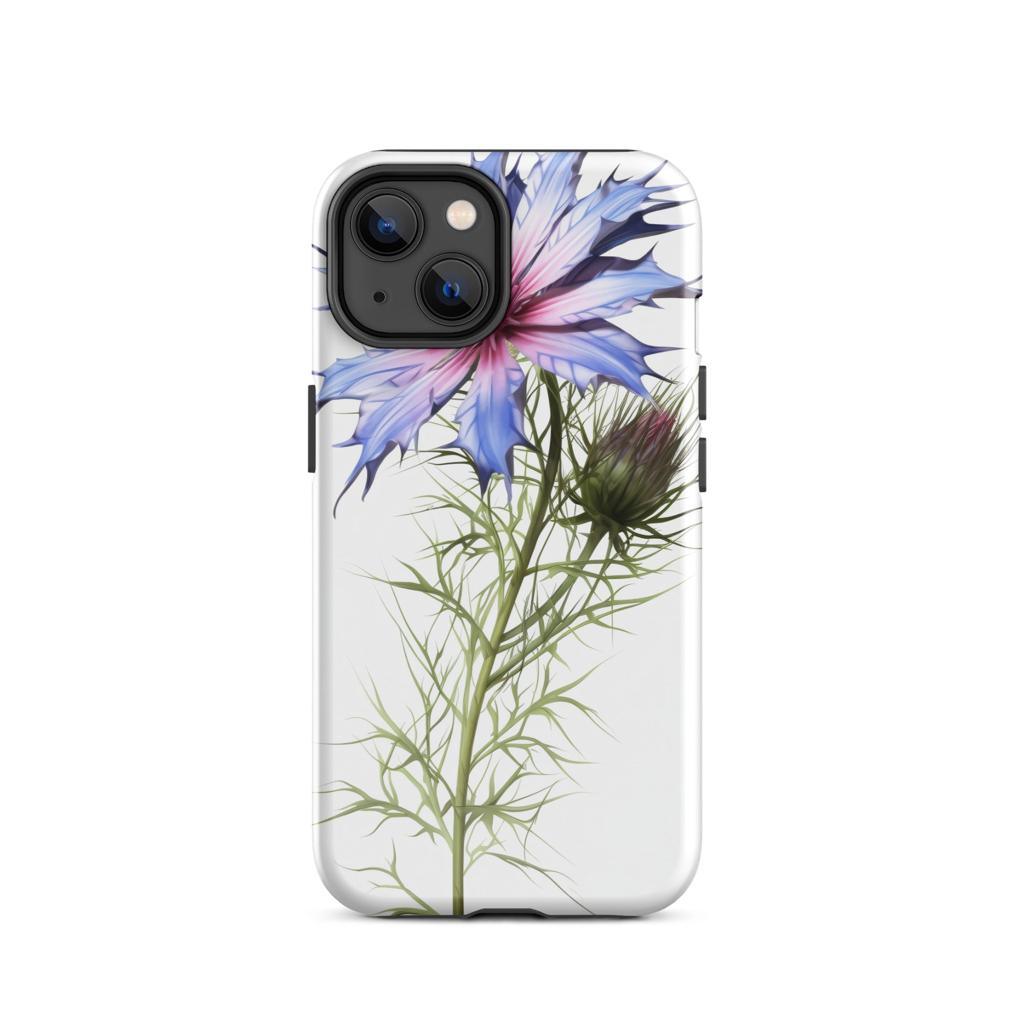 Love In A Mist Flower iPhone Case by Visual Verse - Image 23