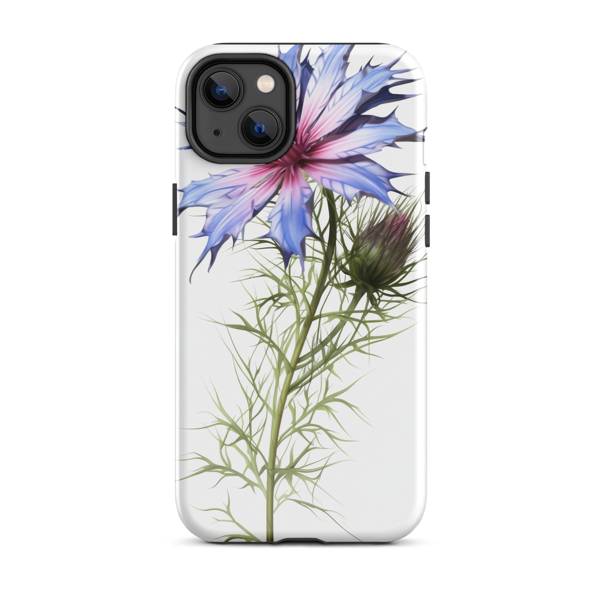 Love In A Mist Flower iPhone Case by Visual Verse - Image 25