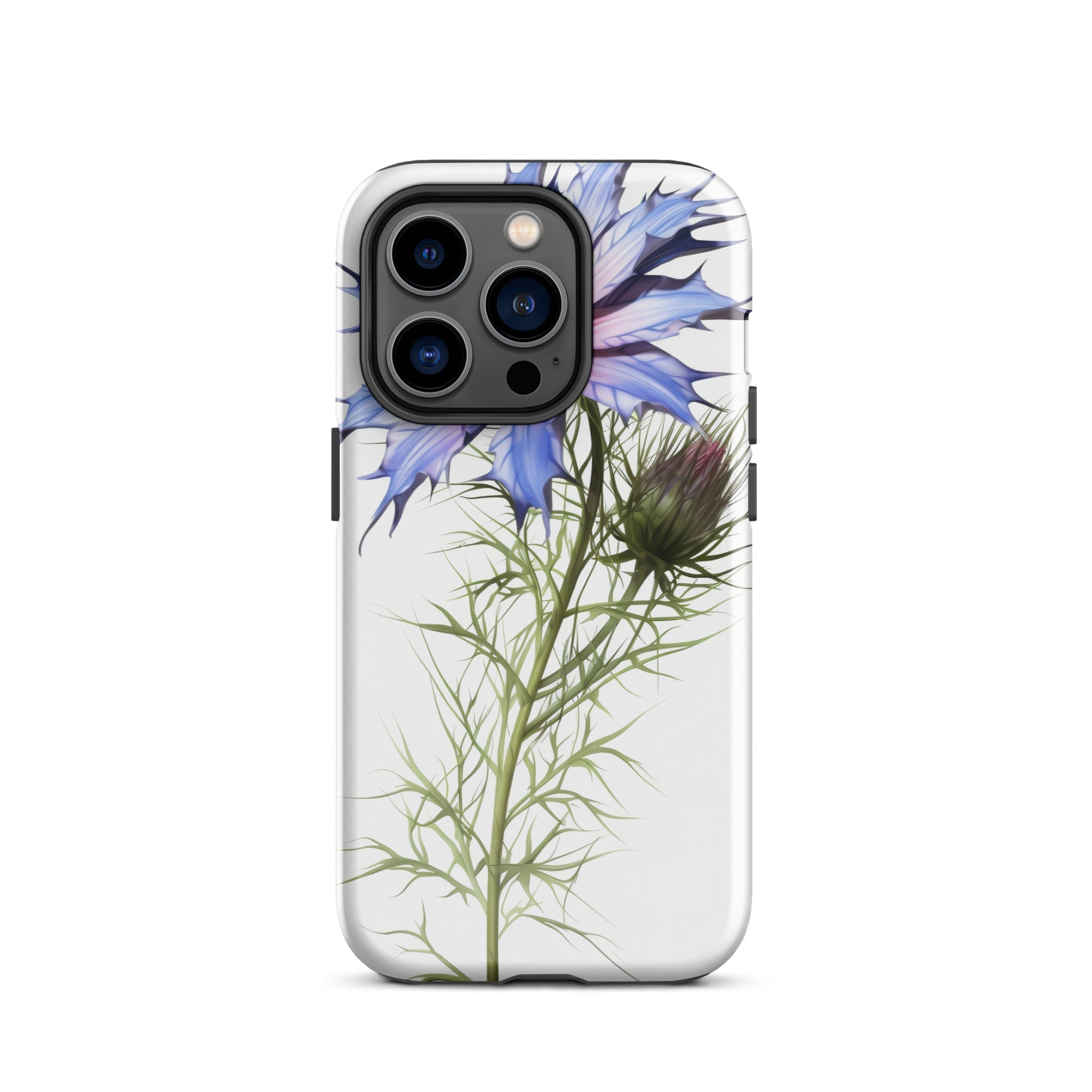 Love In A Mist Flower iPhone Case by Visual Verse - Image 27