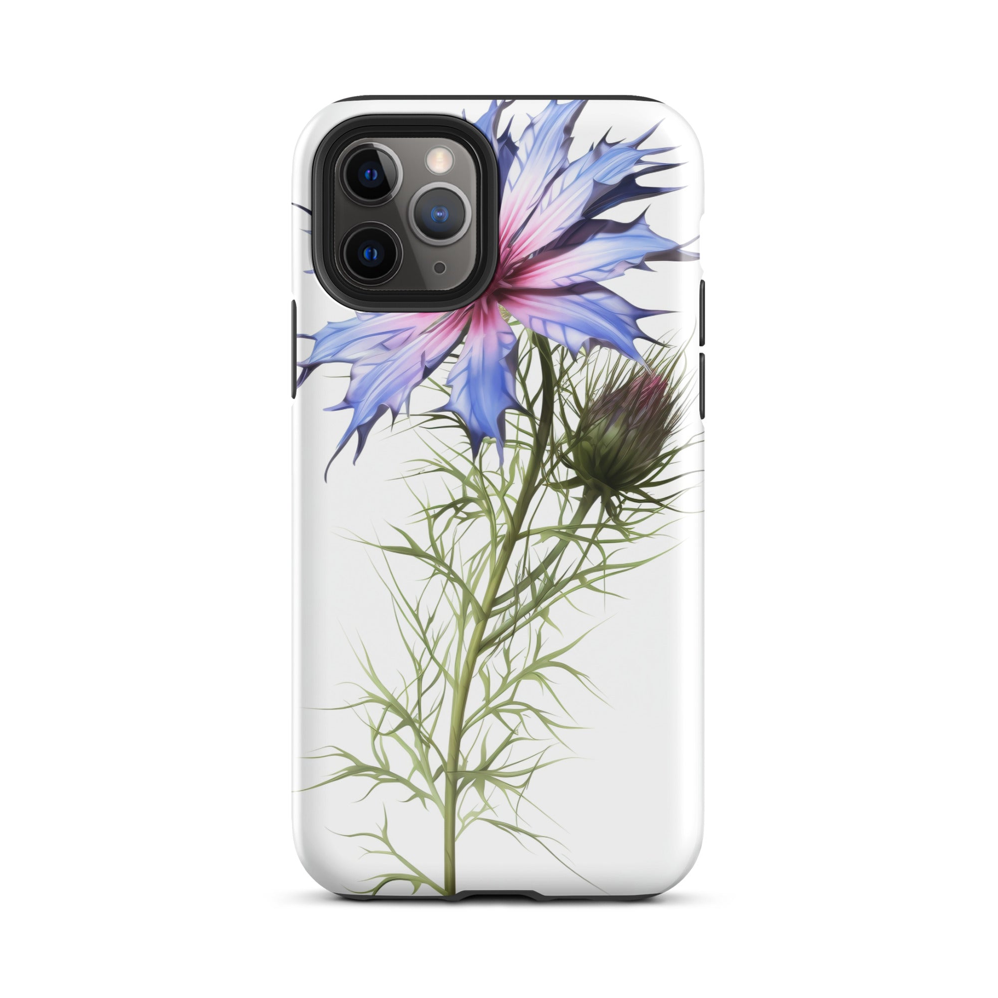 Love In A Mist Flower iPhone Case by Visual Verse - Image 3