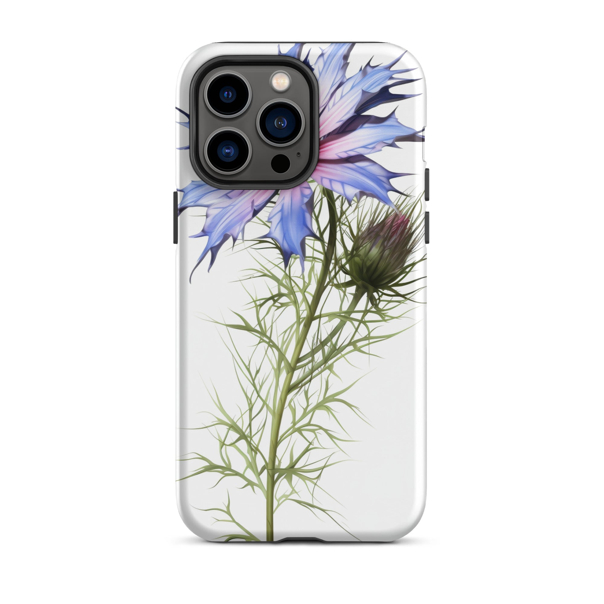Love In A Mist Flower iPhone Case by Visual Verse - Image 30