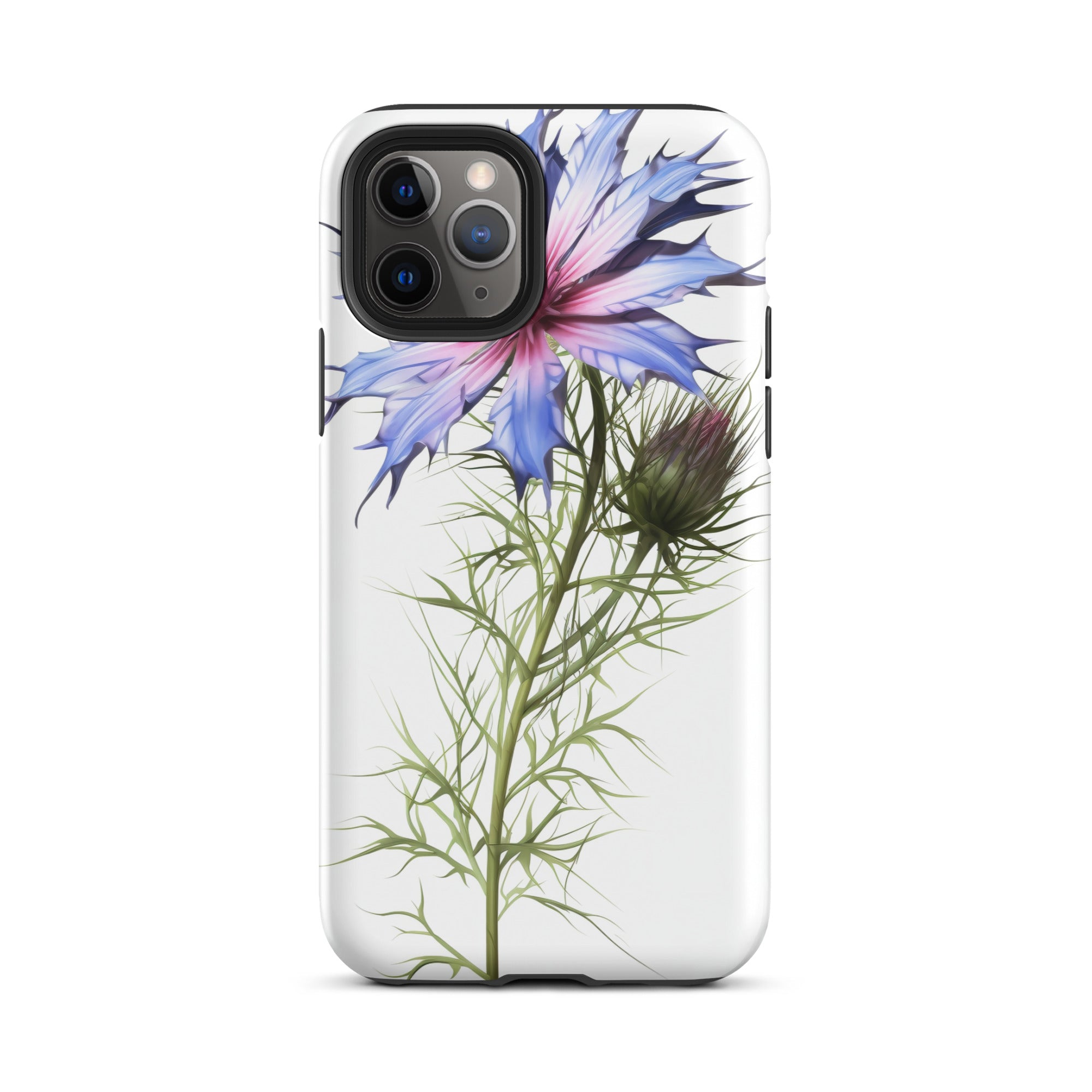 Love In A Mist Flower iPhone Case by Visual Verse - Image 4