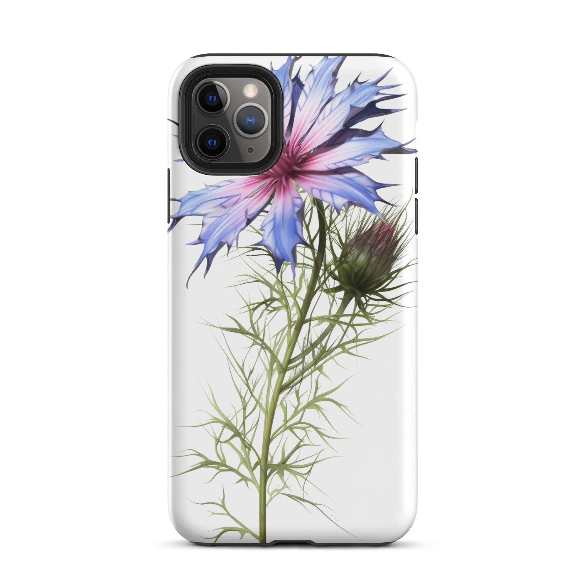 Love In A Mist Flower iPhone Case by Visual Verse - Image 6