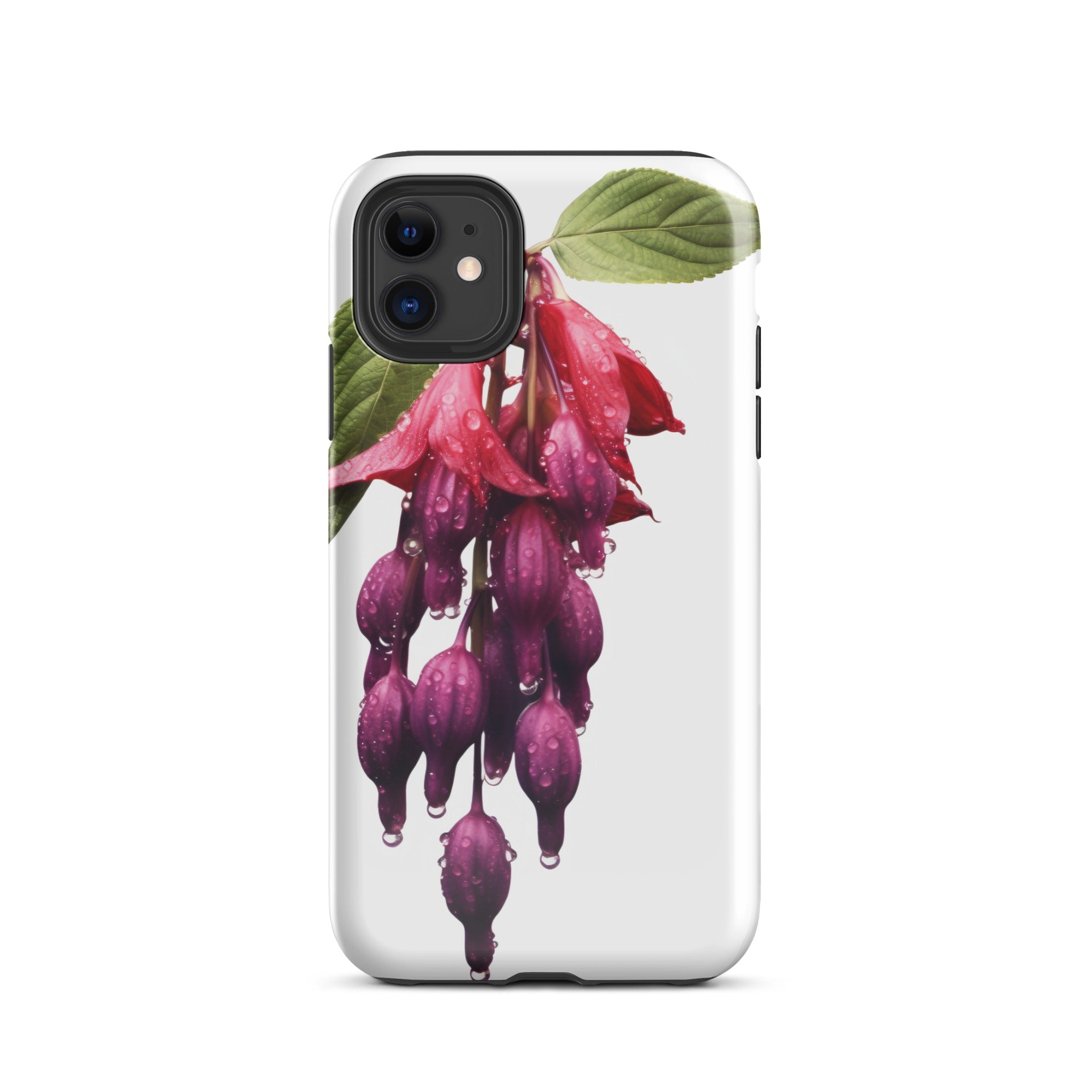 Love Lies Bleeding Flower iPhone Case by Visual Verse - Image 1