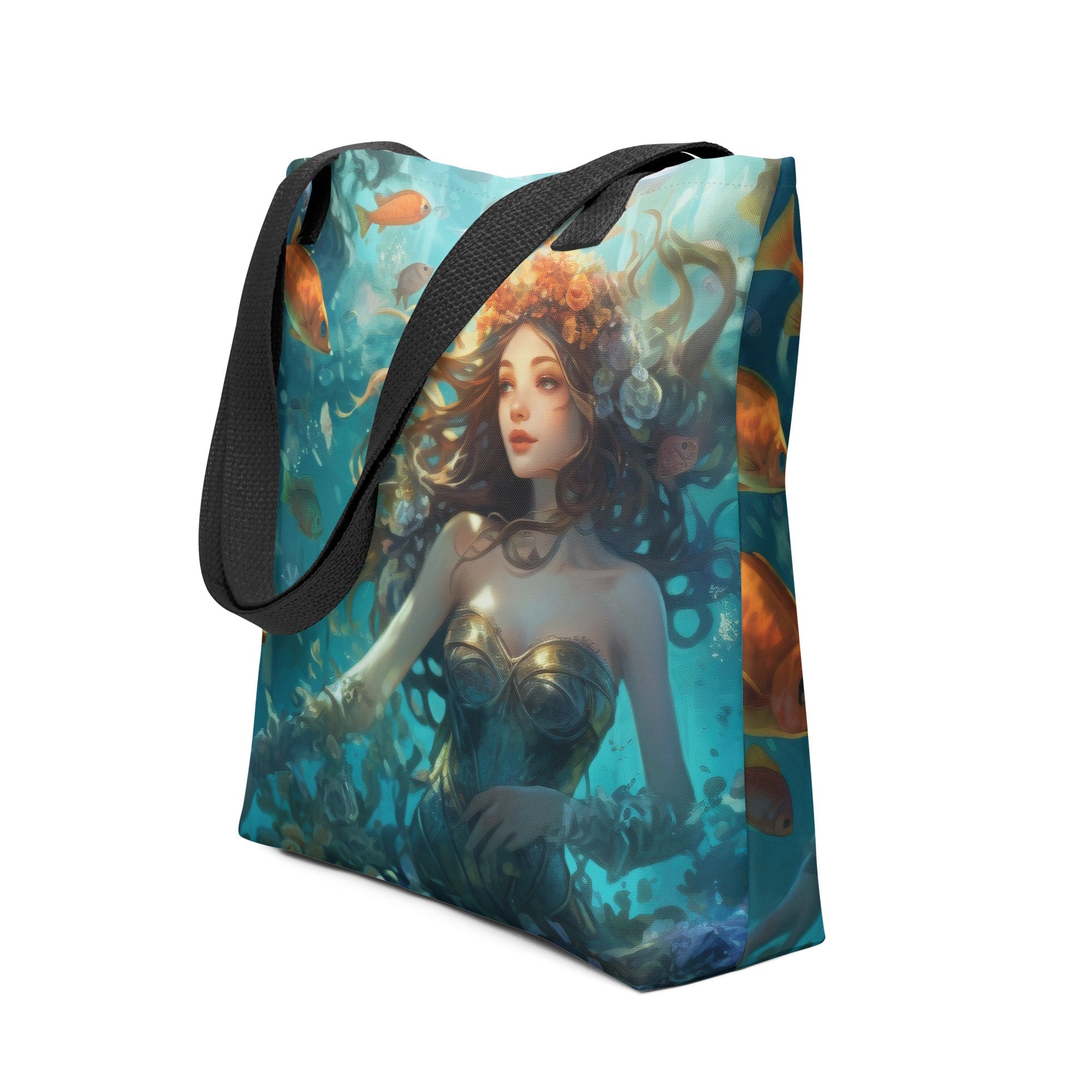 Magical Underwater World Tote Bag by Visual Verse - Image 1