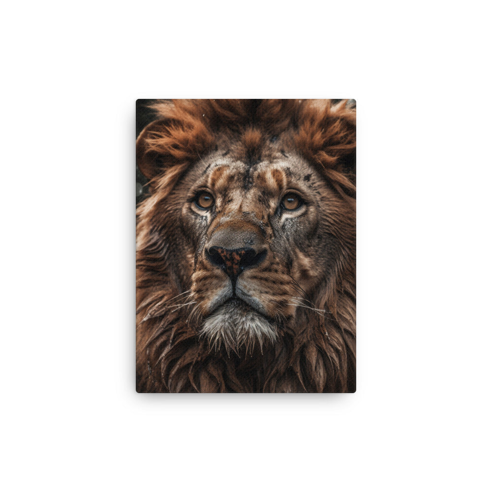 Majestic Lion Art Canvas by Visual Verse - Image 2