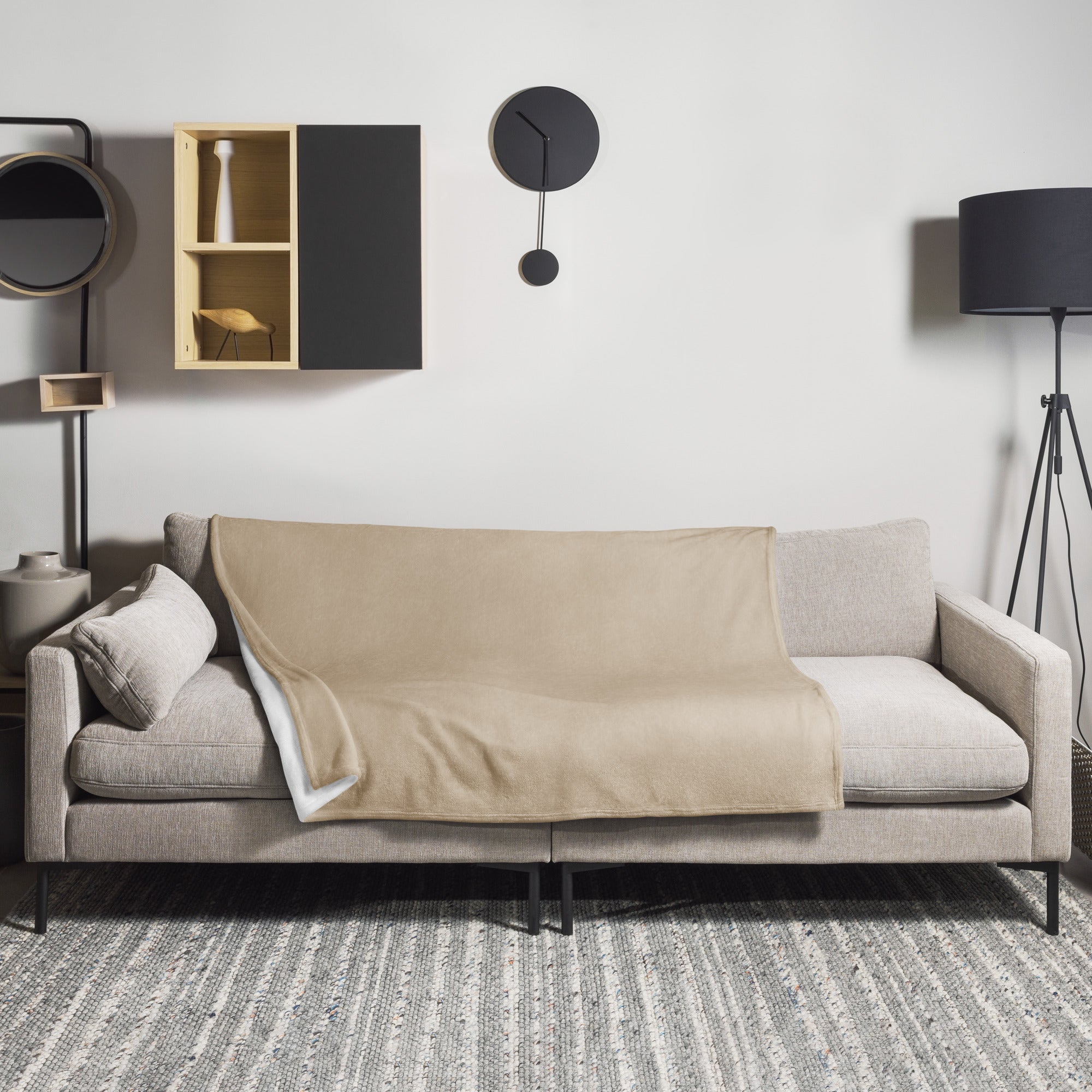 Manilla Color Blanket by Visual Verse - Image 1
