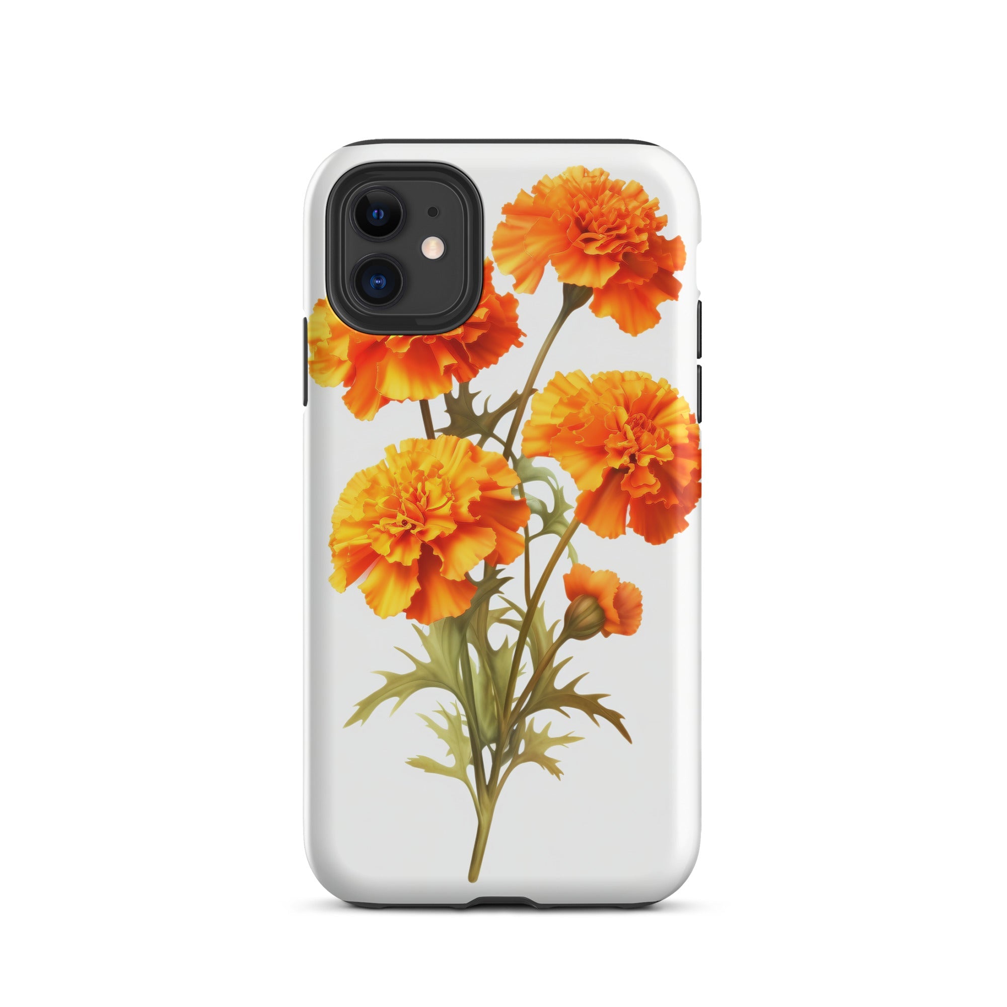 Marigold Flower iPhone Case by Visual Verse - Image 2
