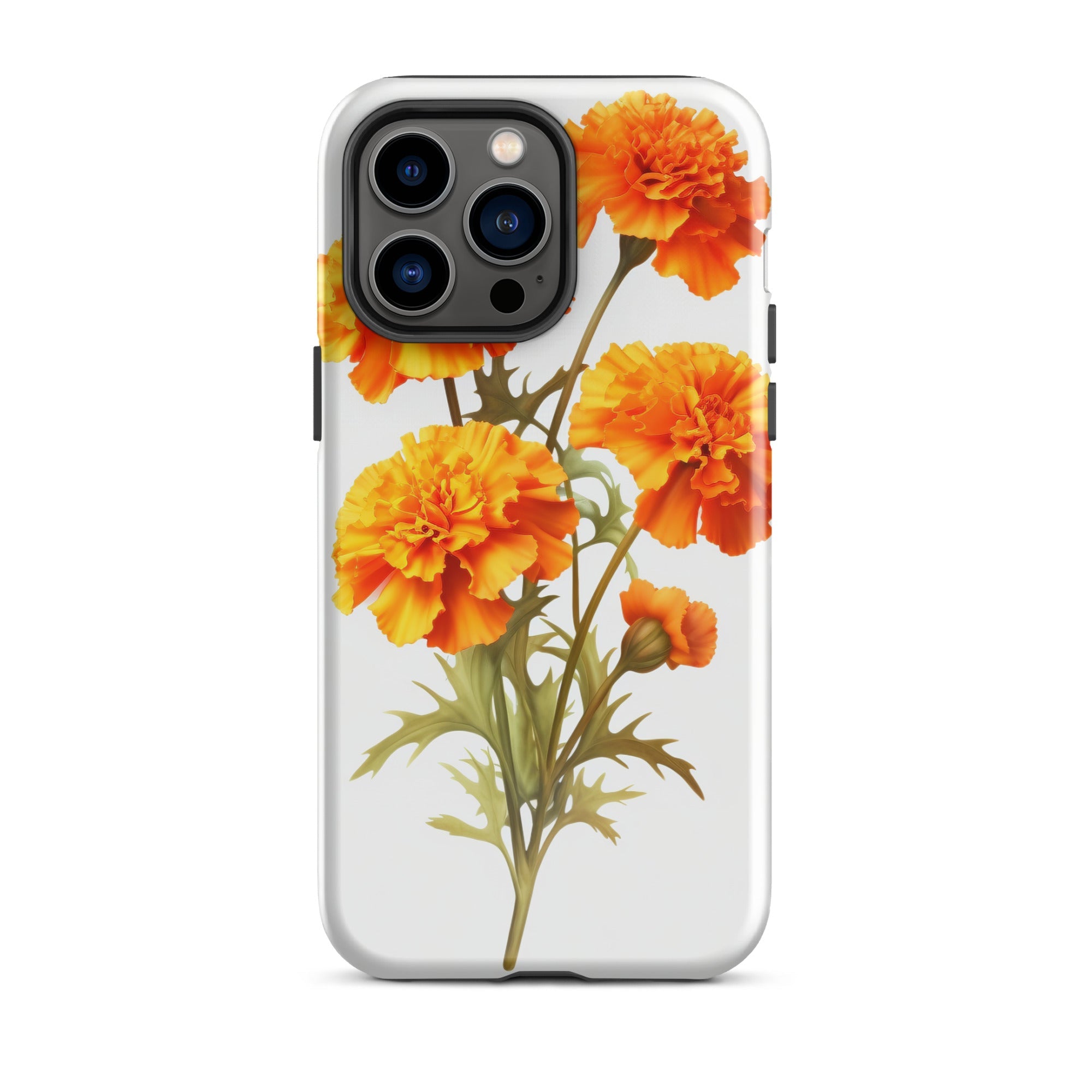 Marigold Flower iPhone Case by Visual Verse - Image 29