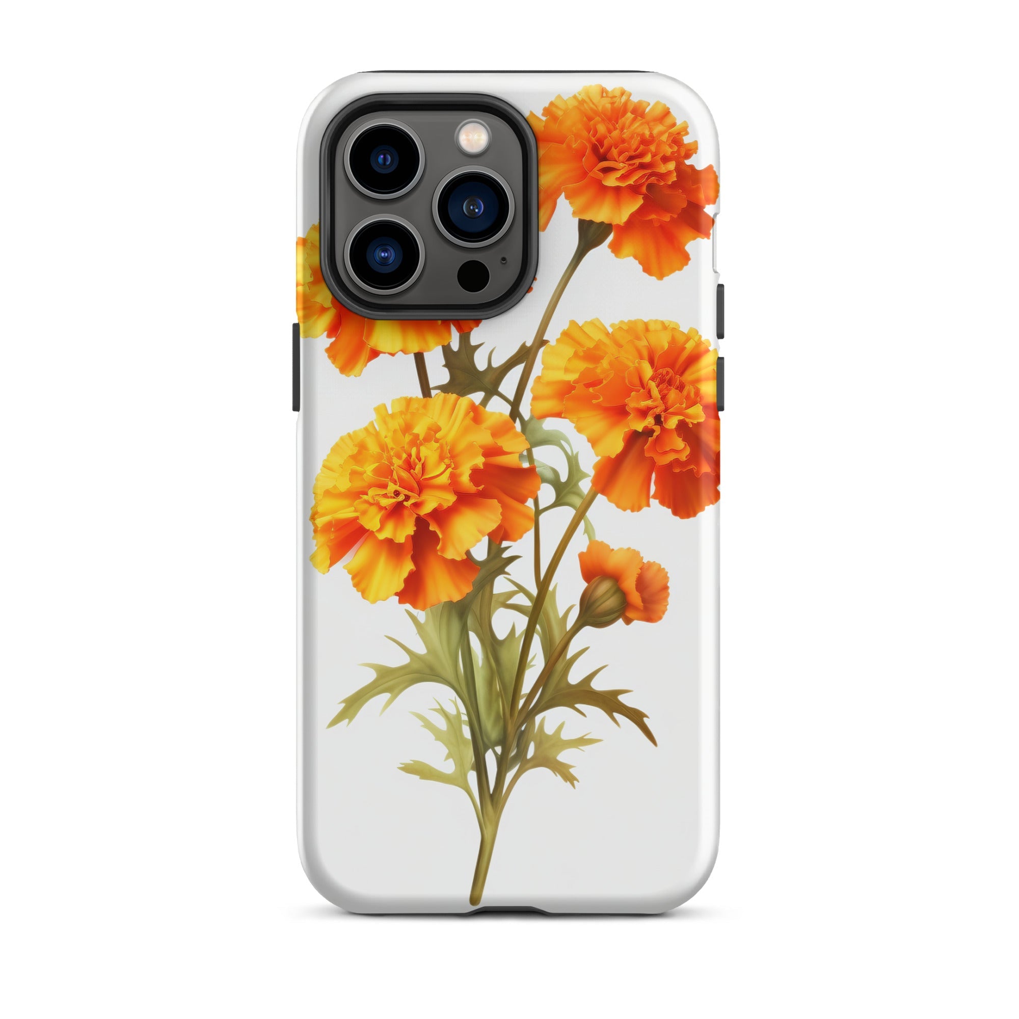 Marigold Flower iPhone Case by Visual Verse - Image 30