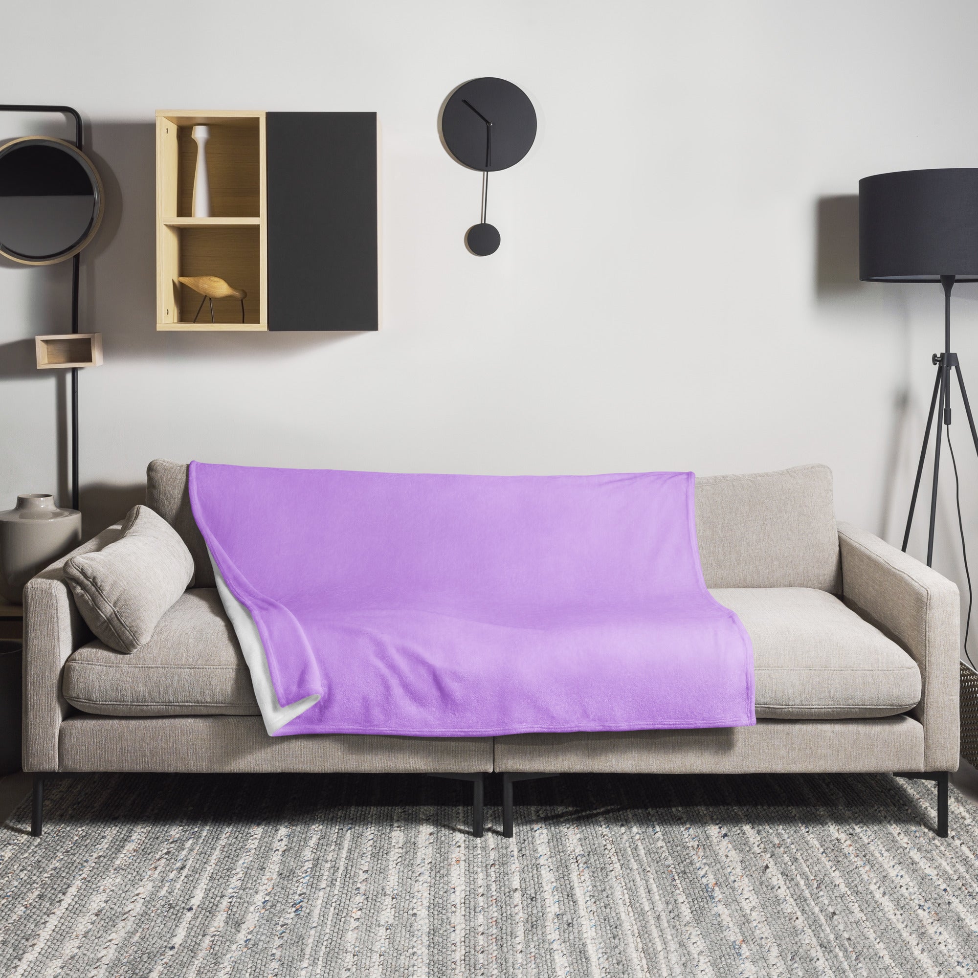 Mauve Color Blanket by Visual Verse - Image 1