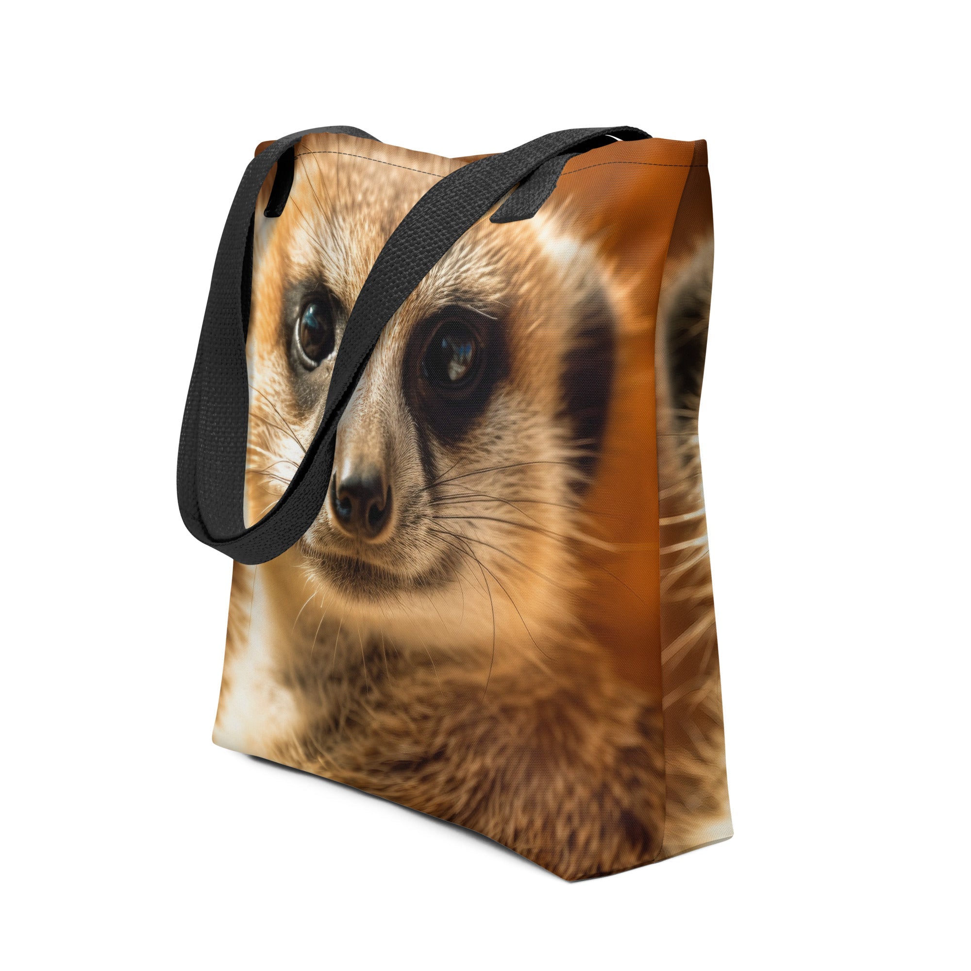 Meerkat Fur Tote Bag by Visual Verse - Image 1