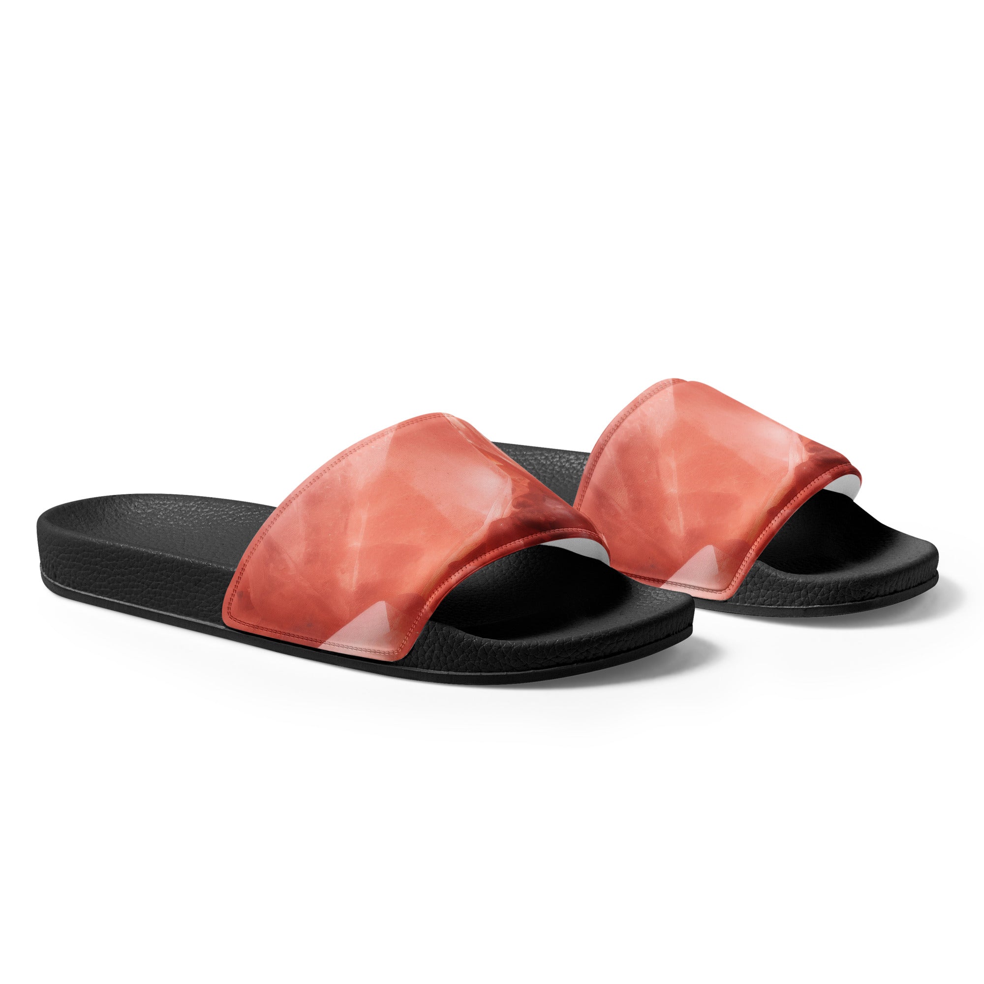 Morganite Rock Men's Slides by Visual Verse - Image 4