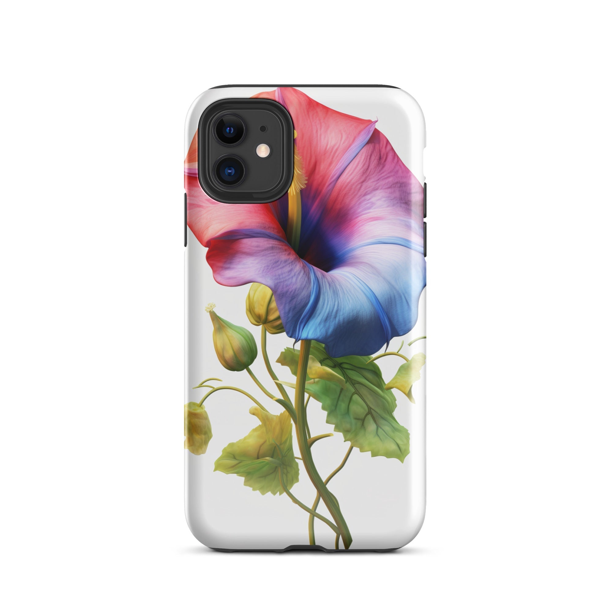 Morning Glory Flower iPhone Case by Visual Verse - Image 1
