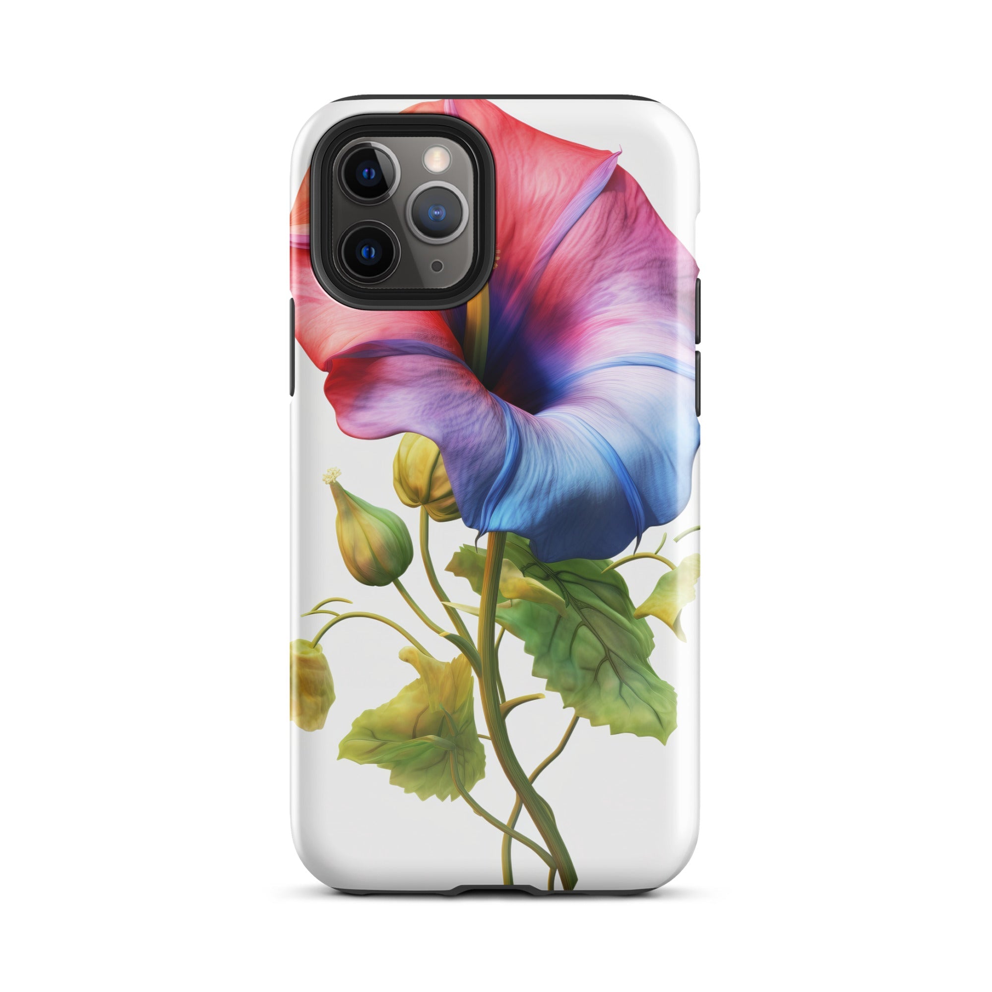 Morning Glory Flower iPhone Case by Visual Verse - Image 3