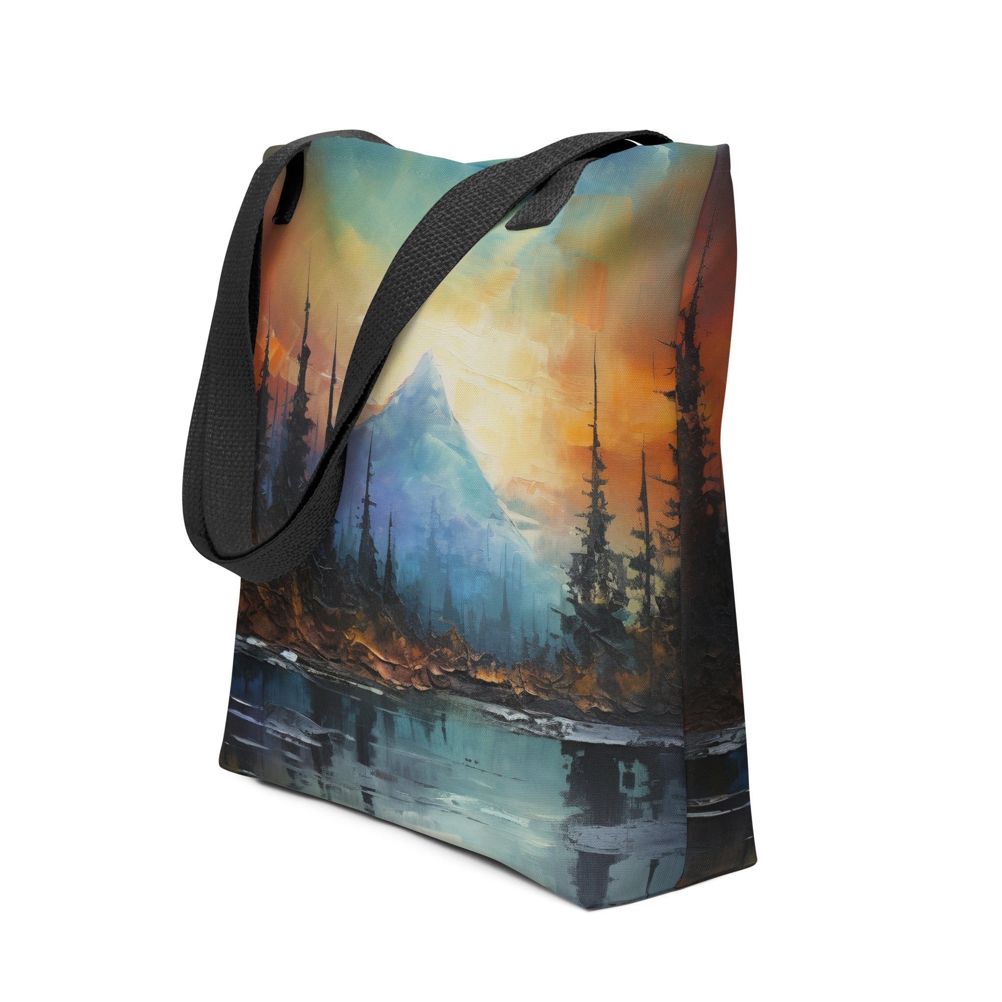 Mountain Tote Bag by Visual Verse - Image 1