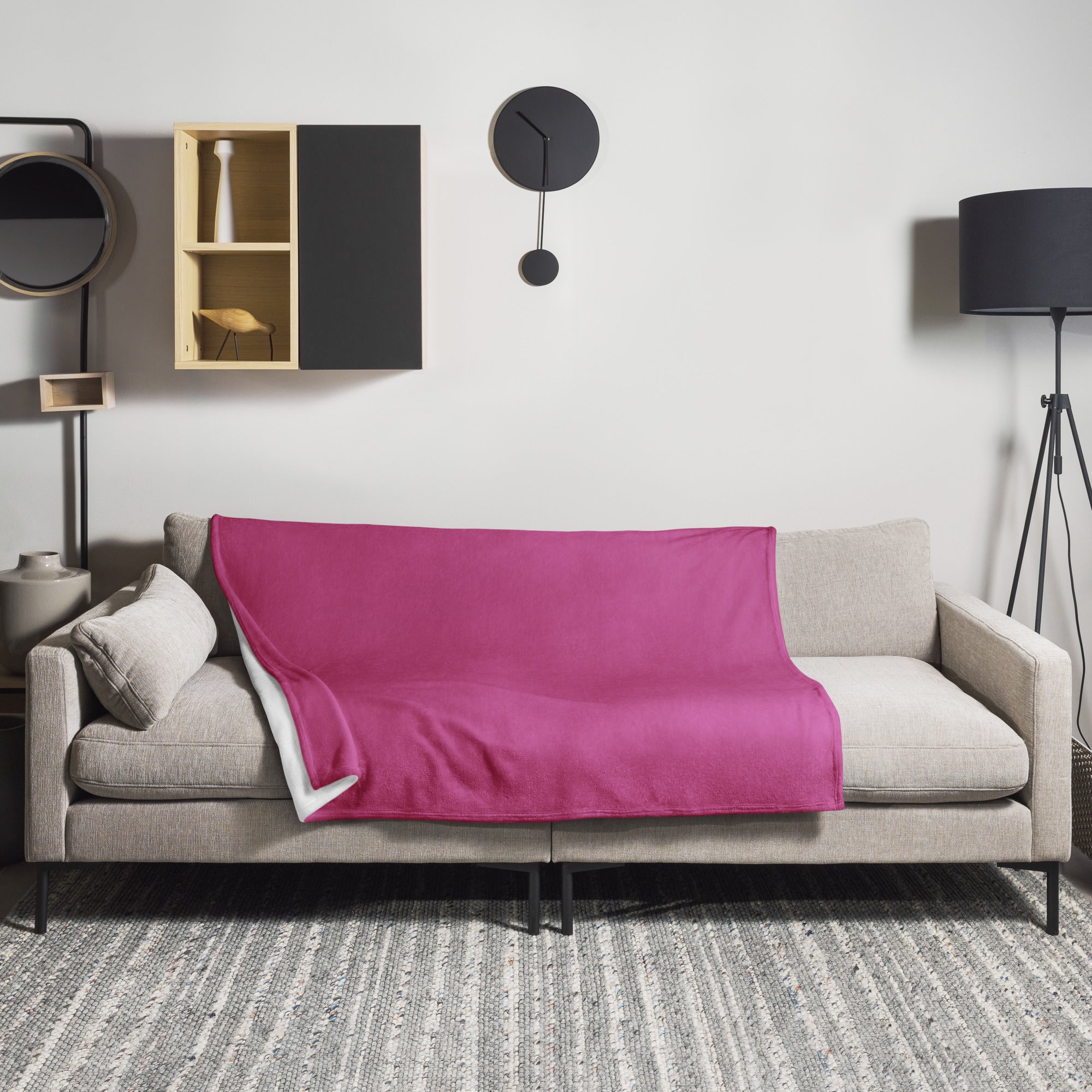 Mulberry Color Blanket by Visual Verse - Image 1