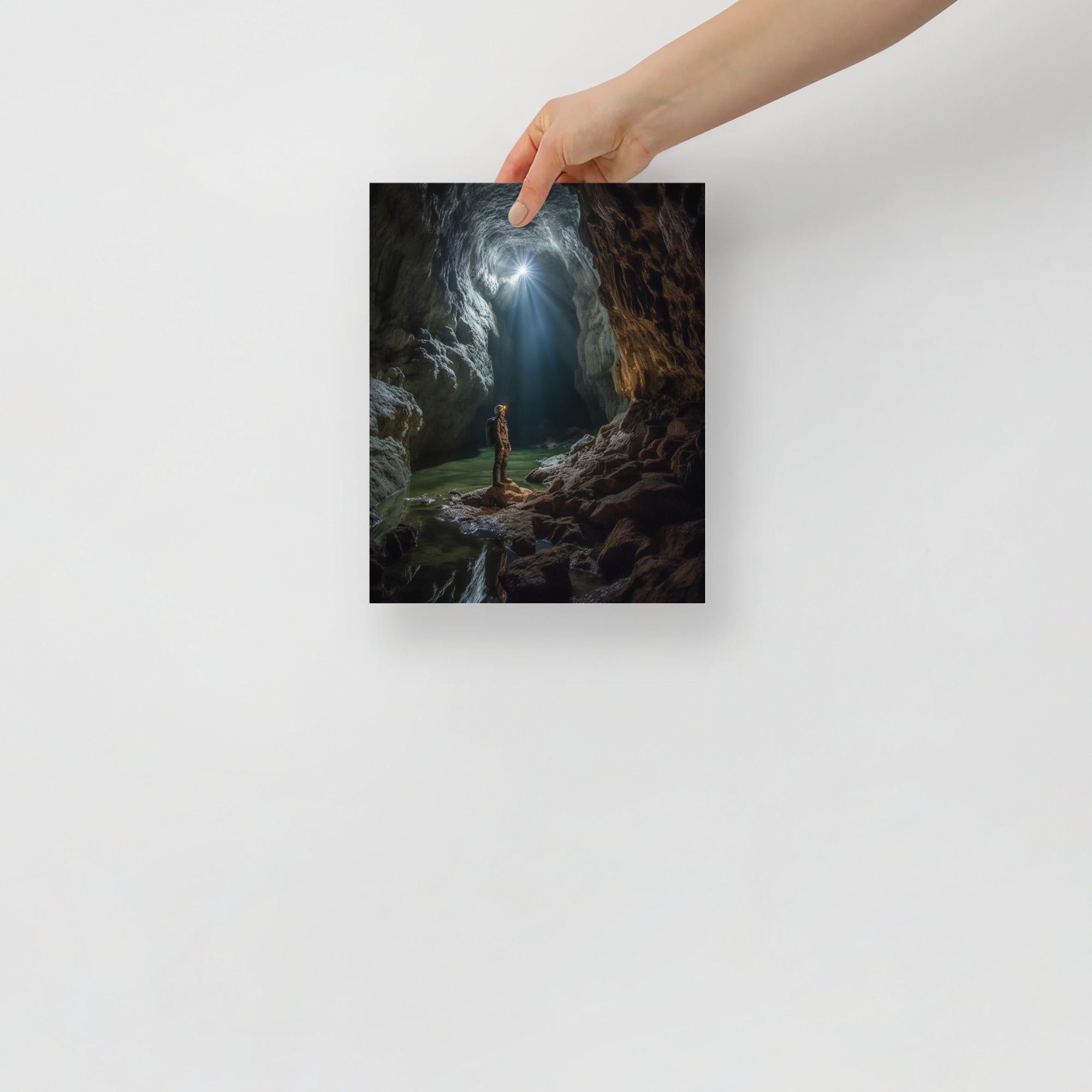 Mystical Underground Cave Adventure Art Poster by Visual Verse - Image 9