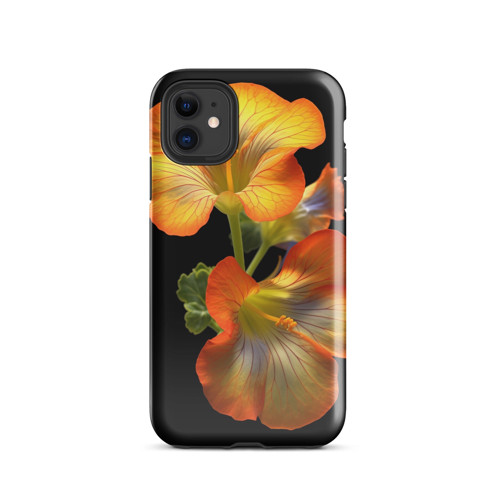 Nasturtium Flower iPhone Case by Visual Verse - Image 1