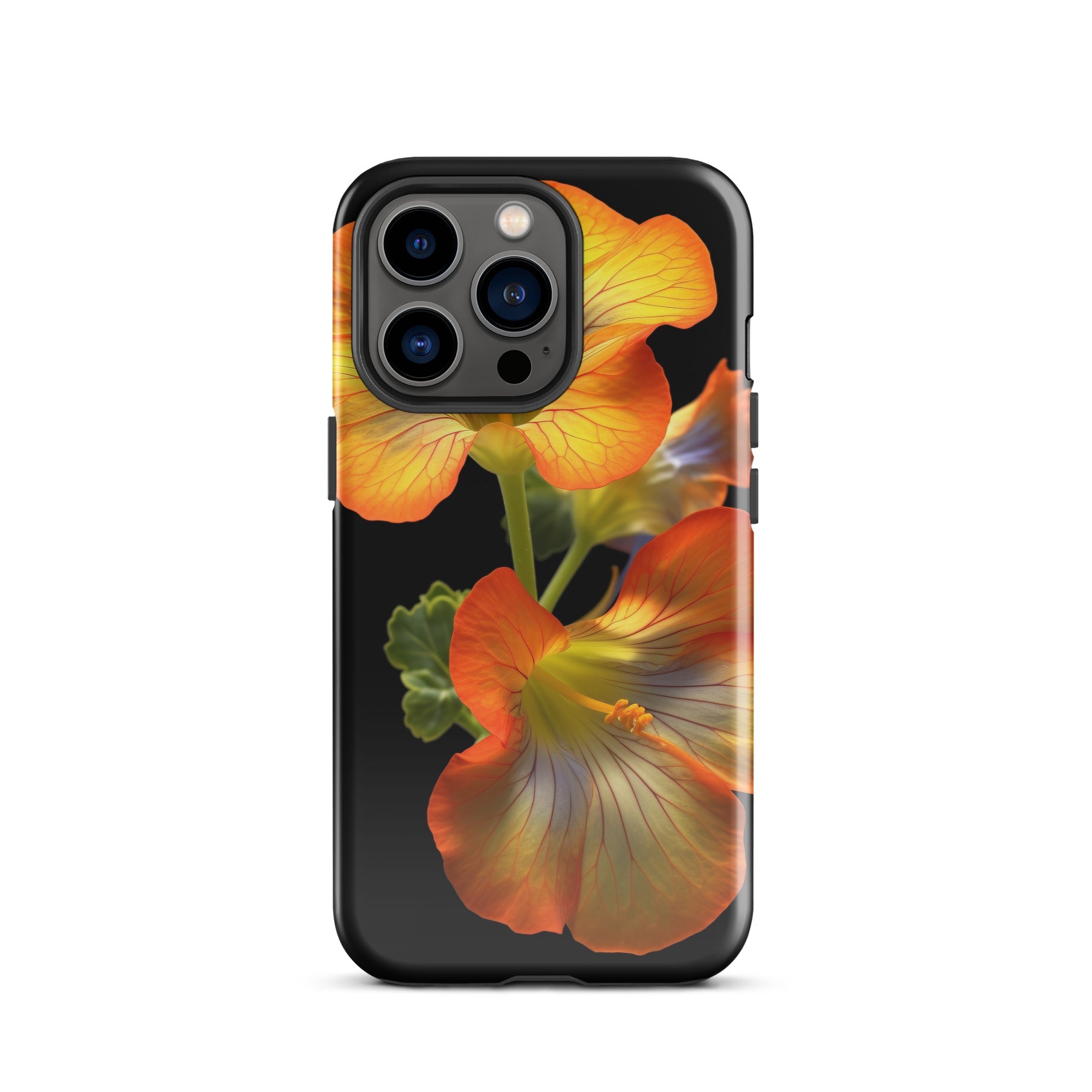 Nasturtium Flower iPhone Case by Visual Verse - Image 19