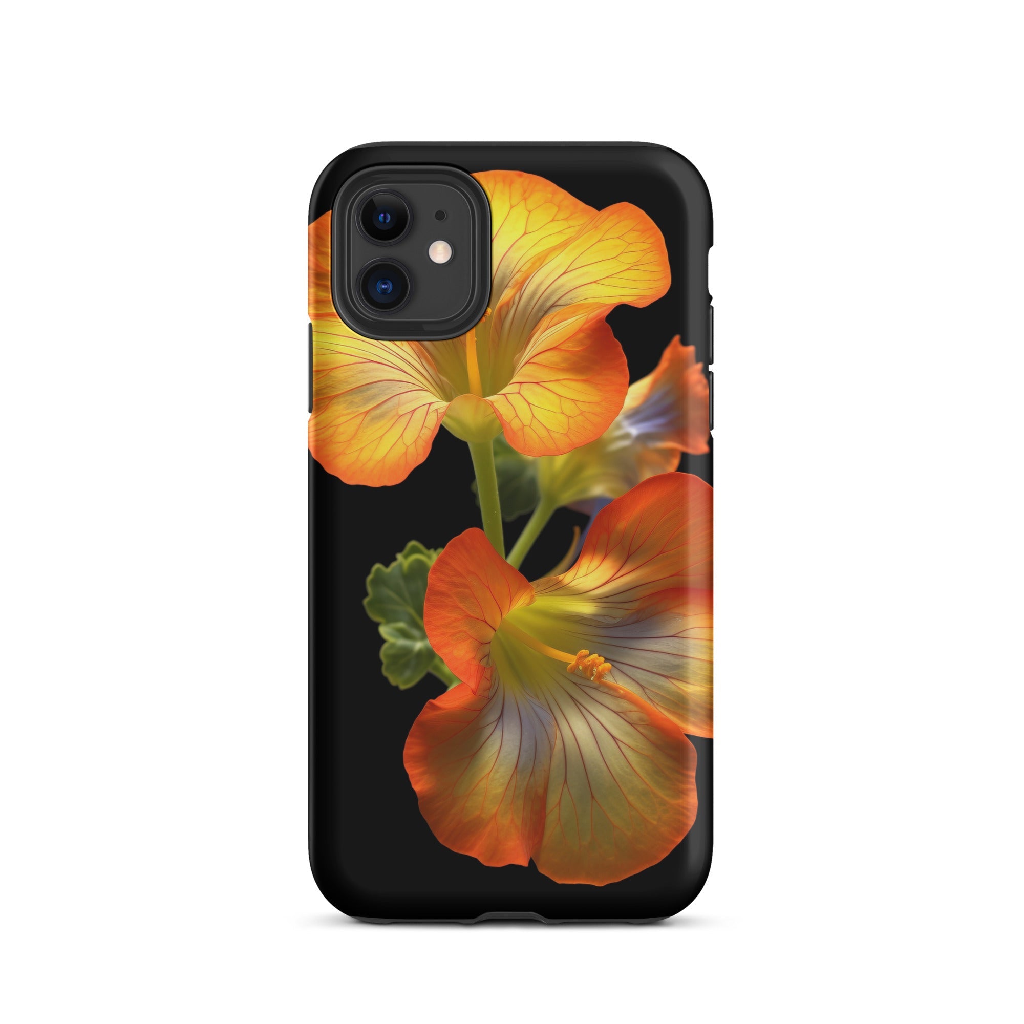 Nasturtium Flower iPhone Case by Visual Verse - Image 2