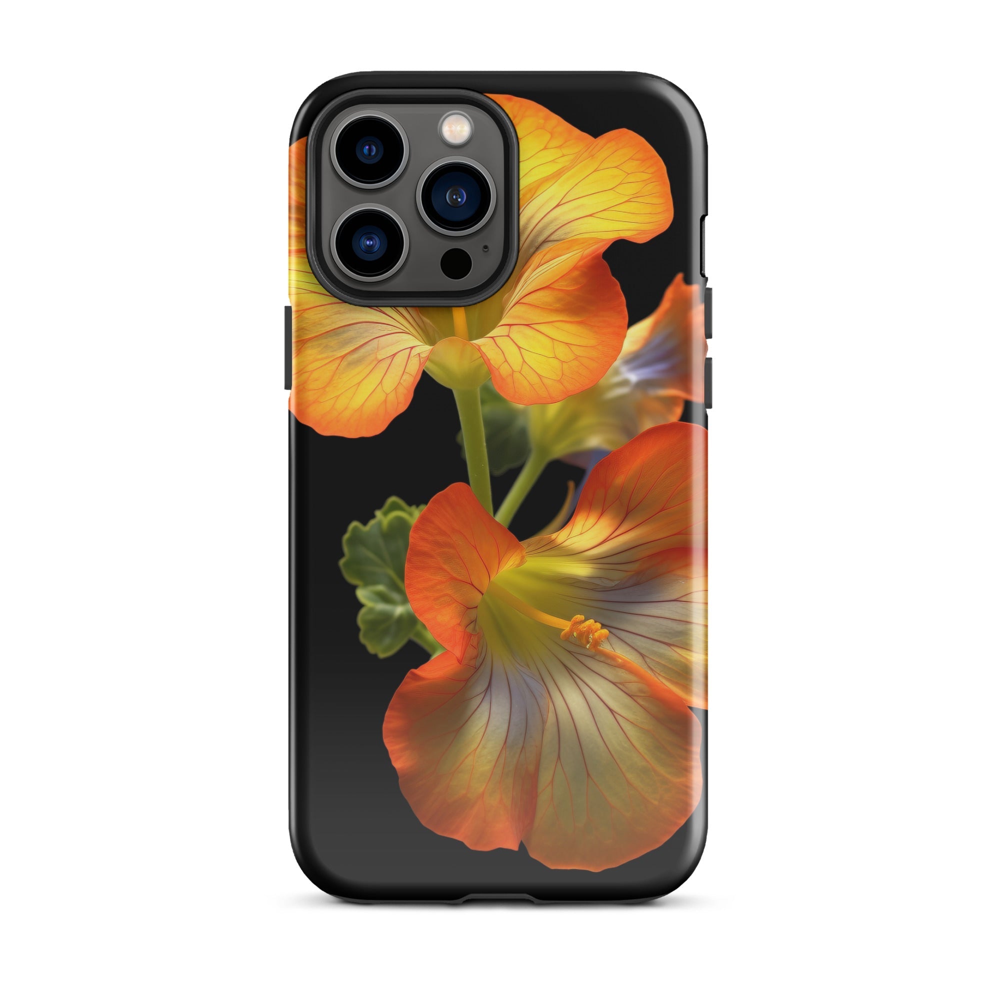 Nasturtium Flower iPhone Case by Visual Verse - Image 21