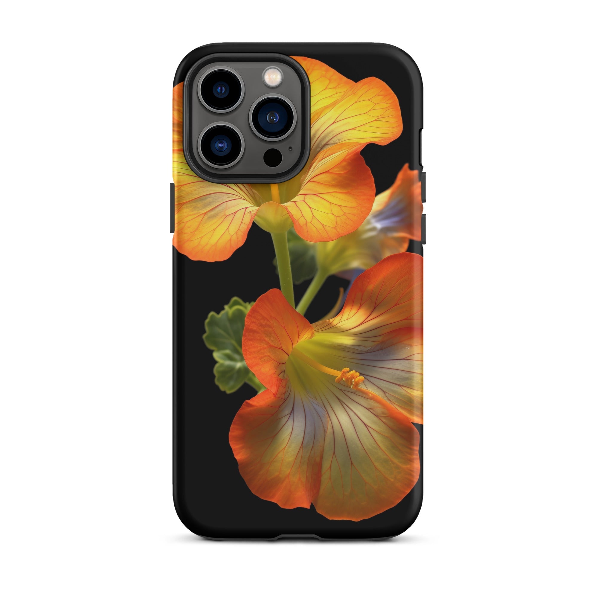 Nasturtium Flower iPhone Case by Visual Verse - Image 22
