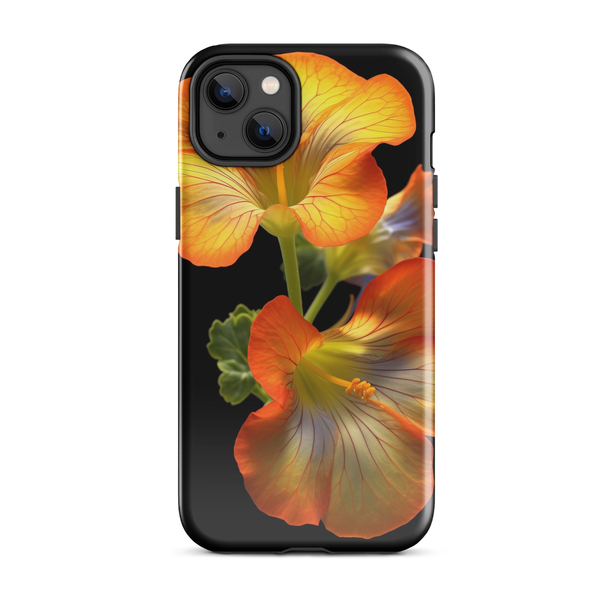 Nasturtium Flower iPhone Case by Visual Verse - Image 25