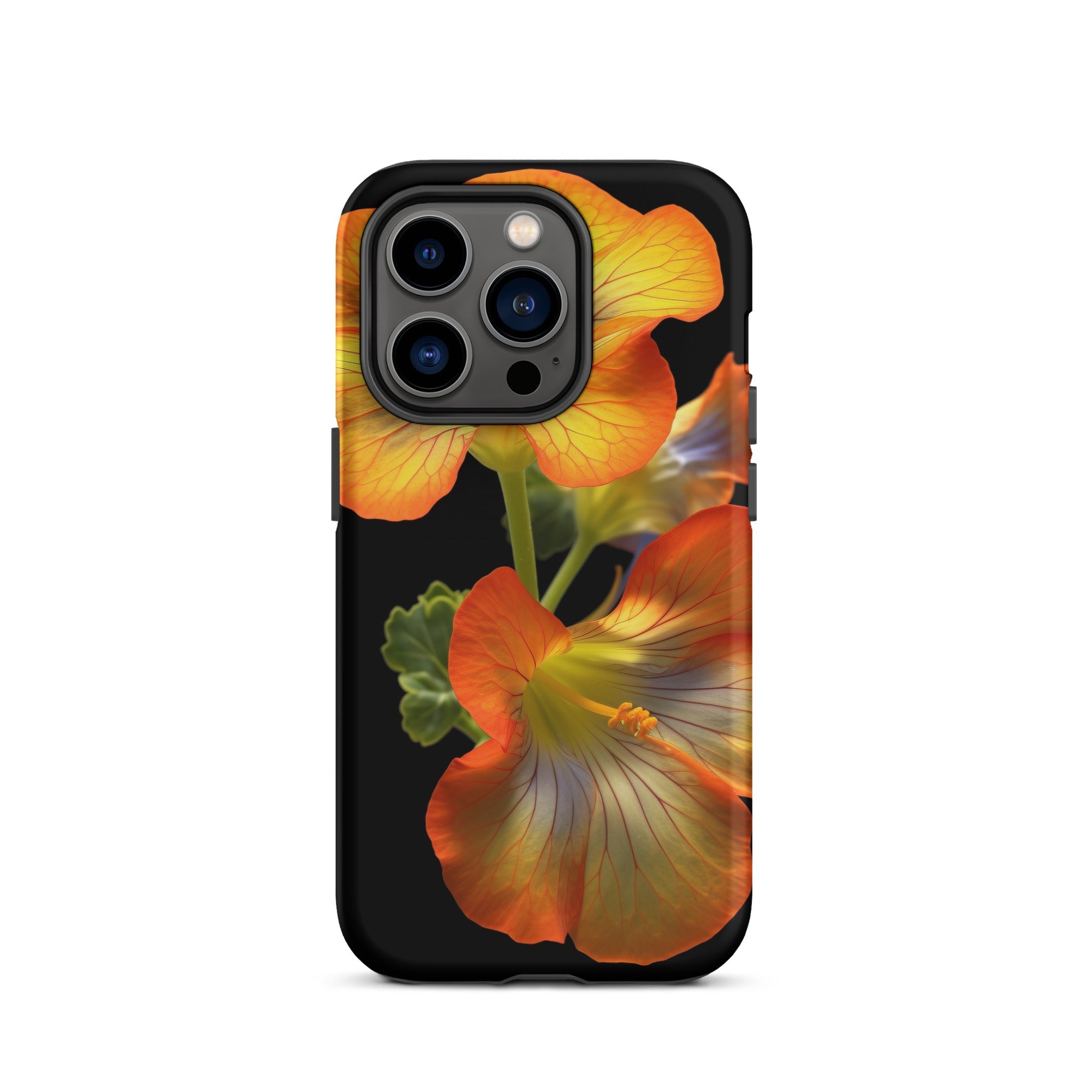 Nasturtium Flower iPhone Case by Visual Verse - Image 28