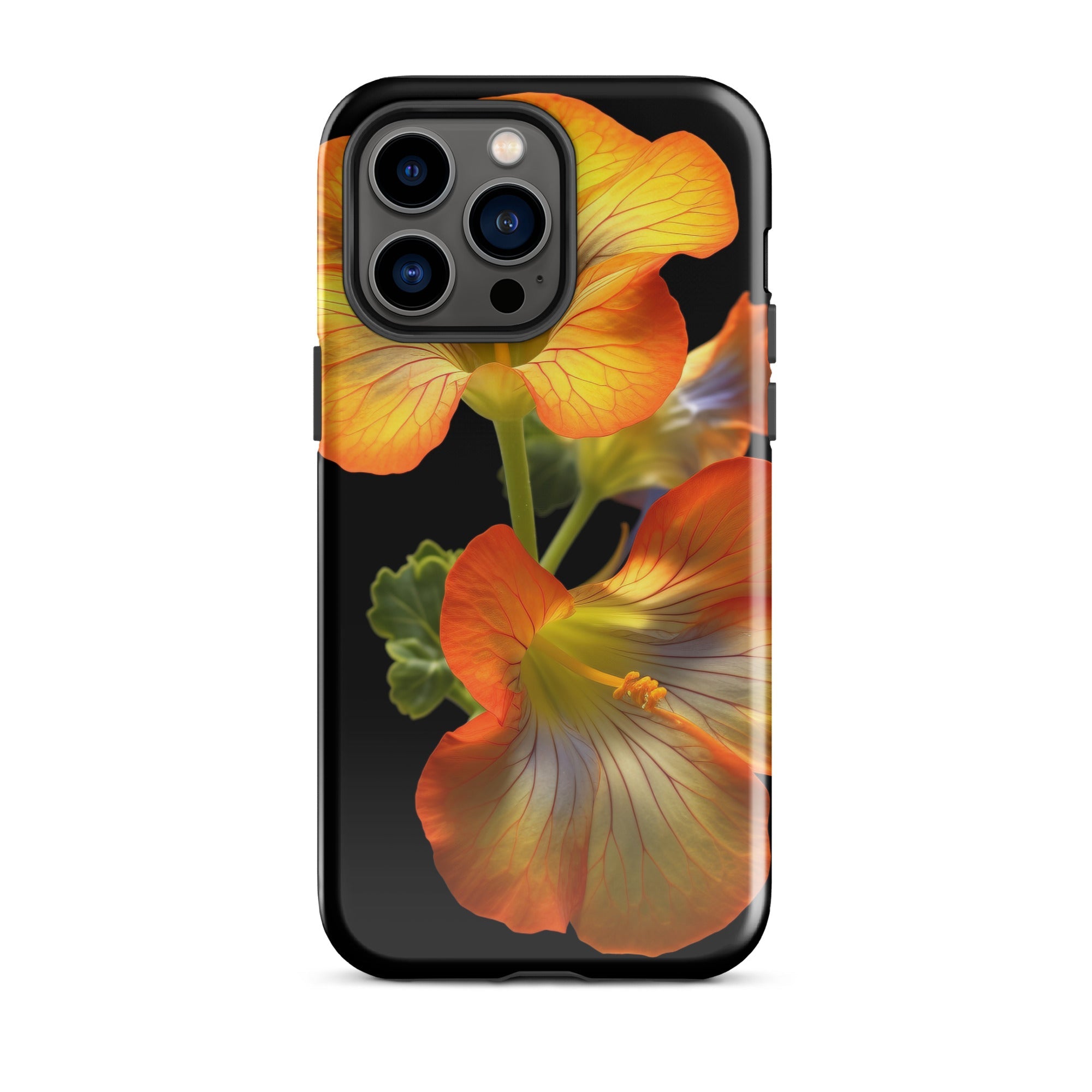 Nasturtium Flower iPhone Case by Visual Verse - Image 29