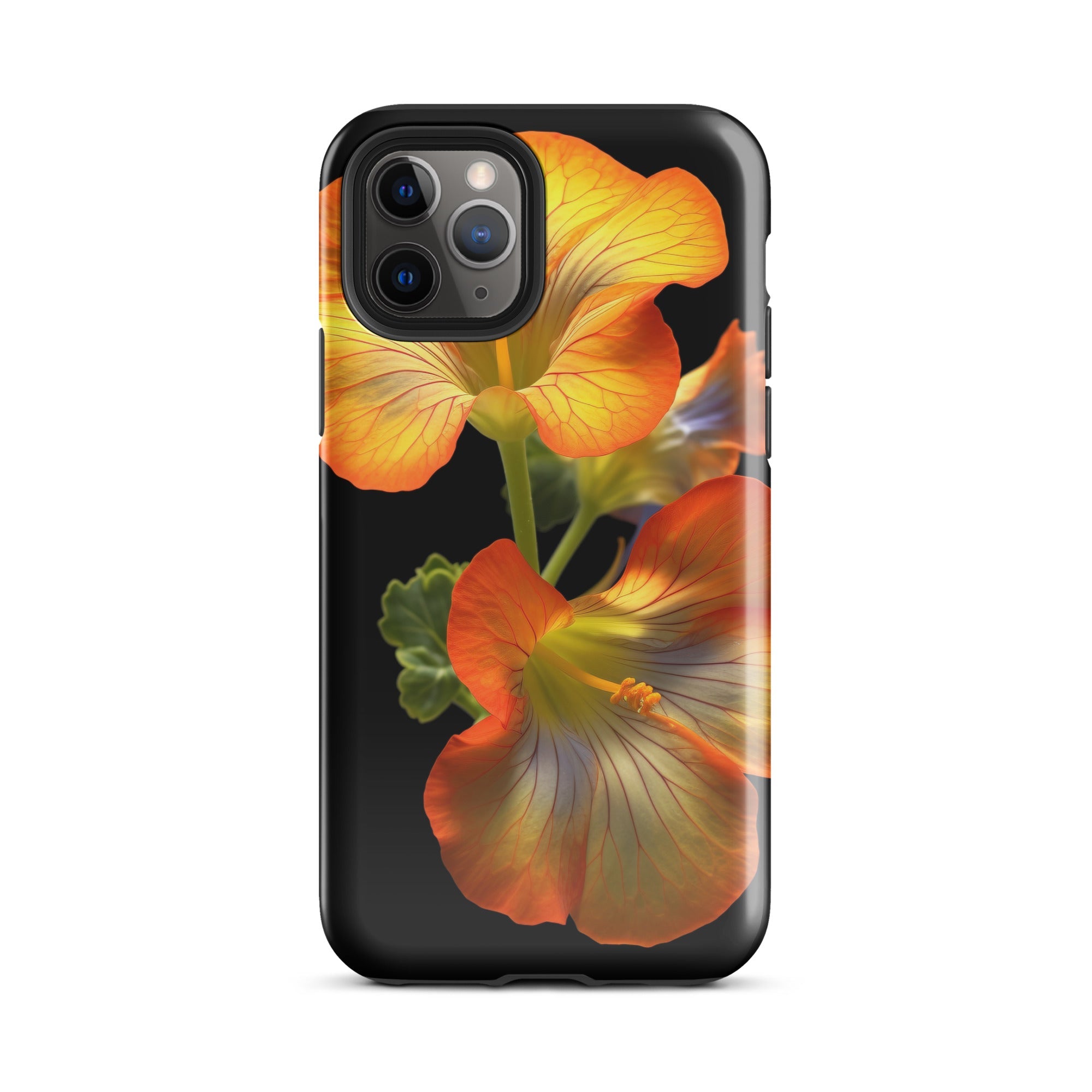 Nasturtium Flower iPhone Case by Visual Verse - Image 3