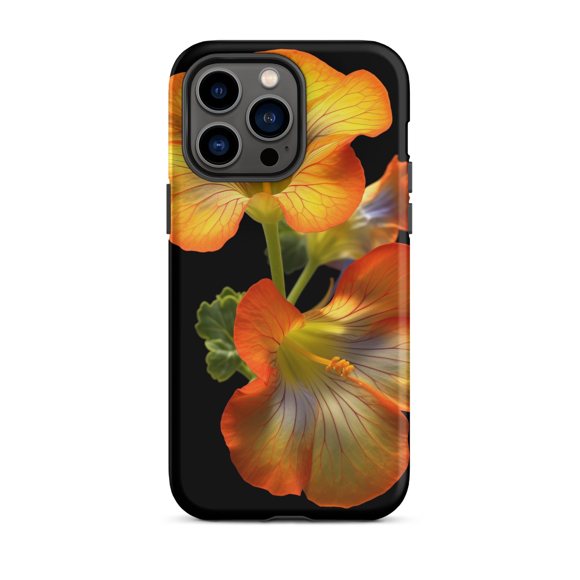 Nasturtium Flower iPhone Case by Visual Verse - Image 30