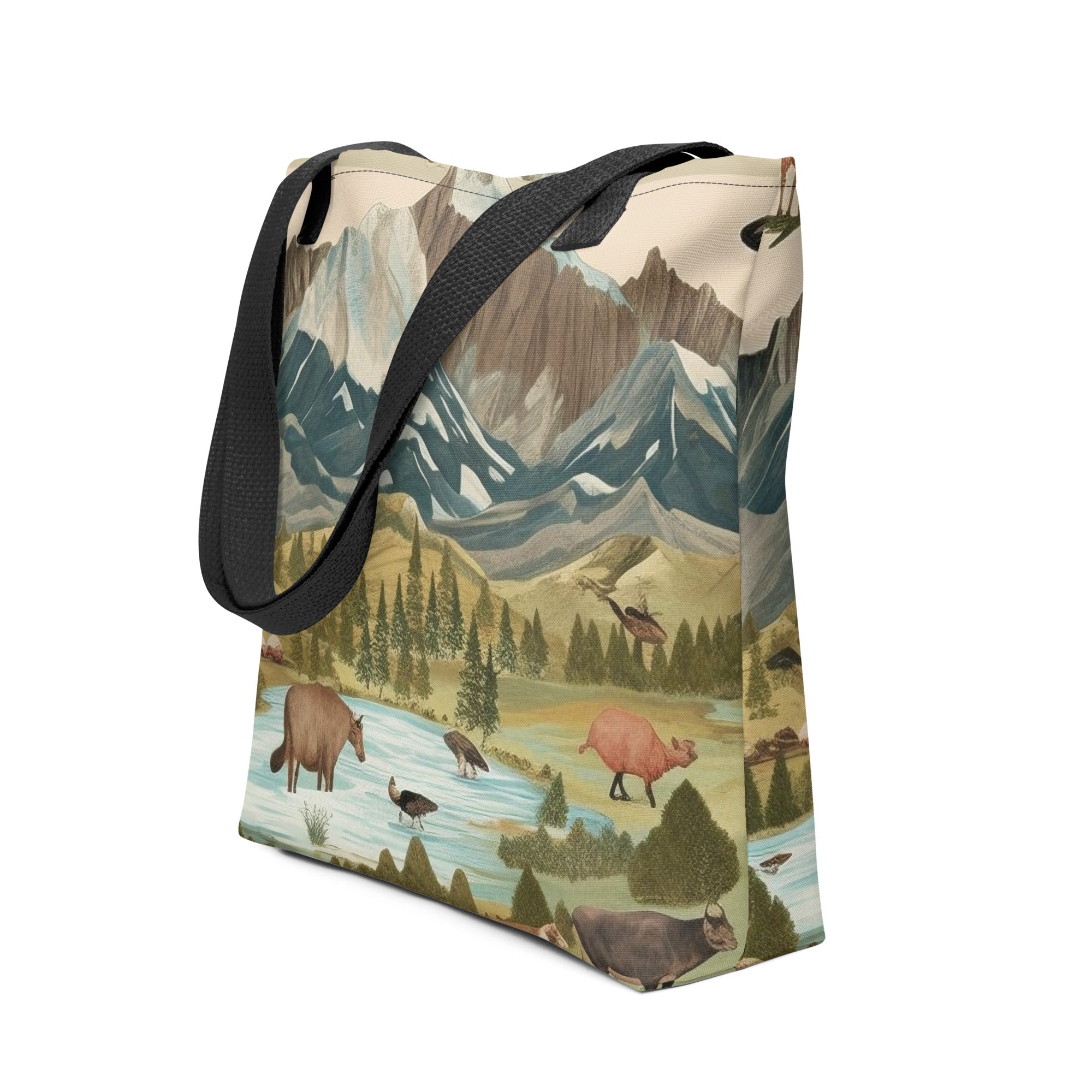 Nature's Beauty Tote Bag - National Parks Print by Visual Verse - Image 1