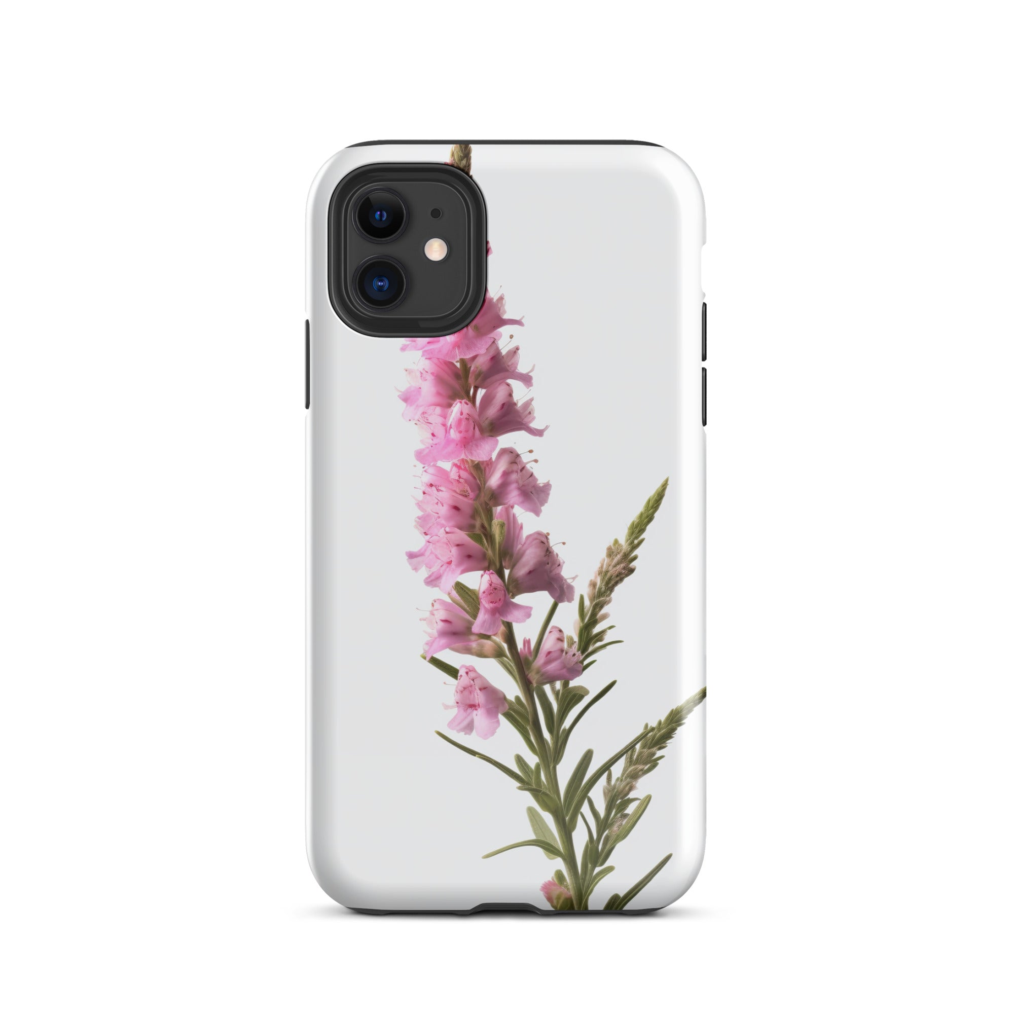 Obedient Plant Flower iPhone Case by Visual Verse - Image 1