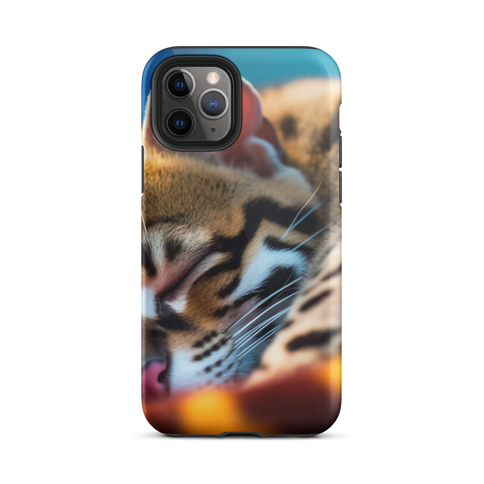 Ocelot Fur iPhone Case by Visual Verse - Image 3