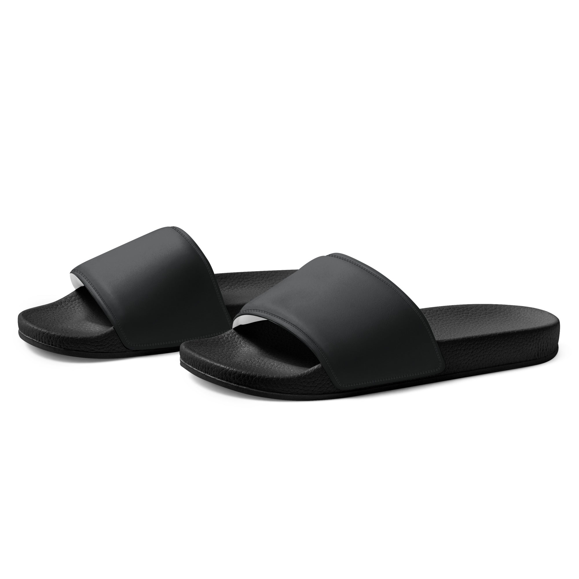 Onyx Color Men's Slides by Visual Verse - Image 3