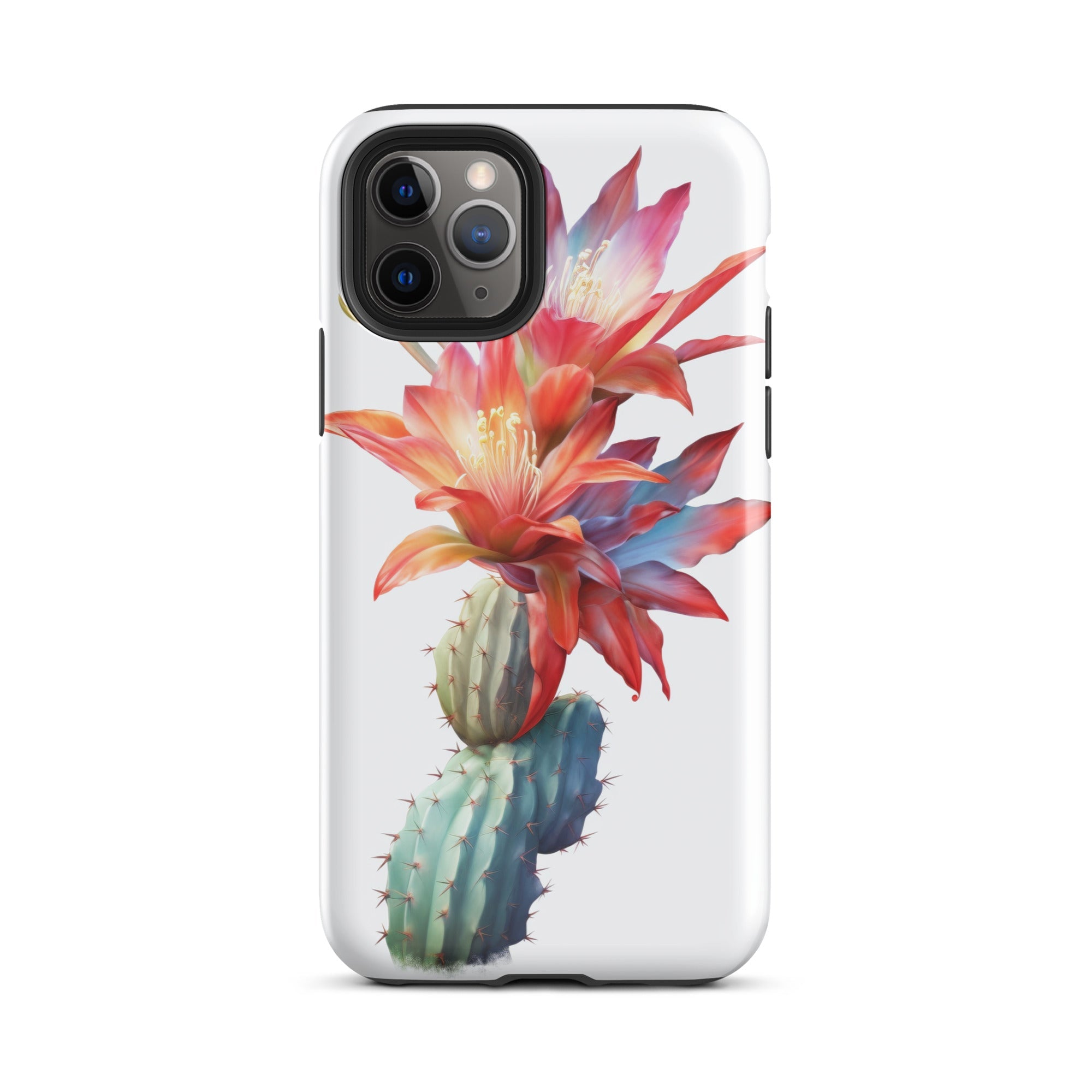 Orchid Cactus Flower iPhone Case by Visual Verse - Image 3