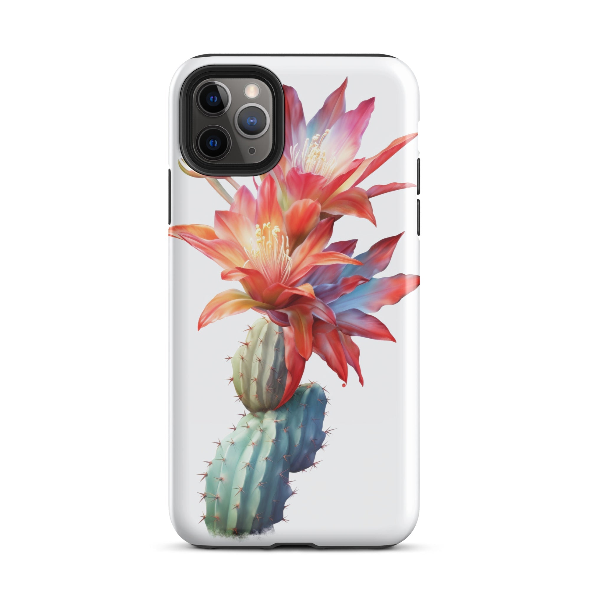 Orchid Cactus Flower iPhone Case by Visual Verse - Image 5