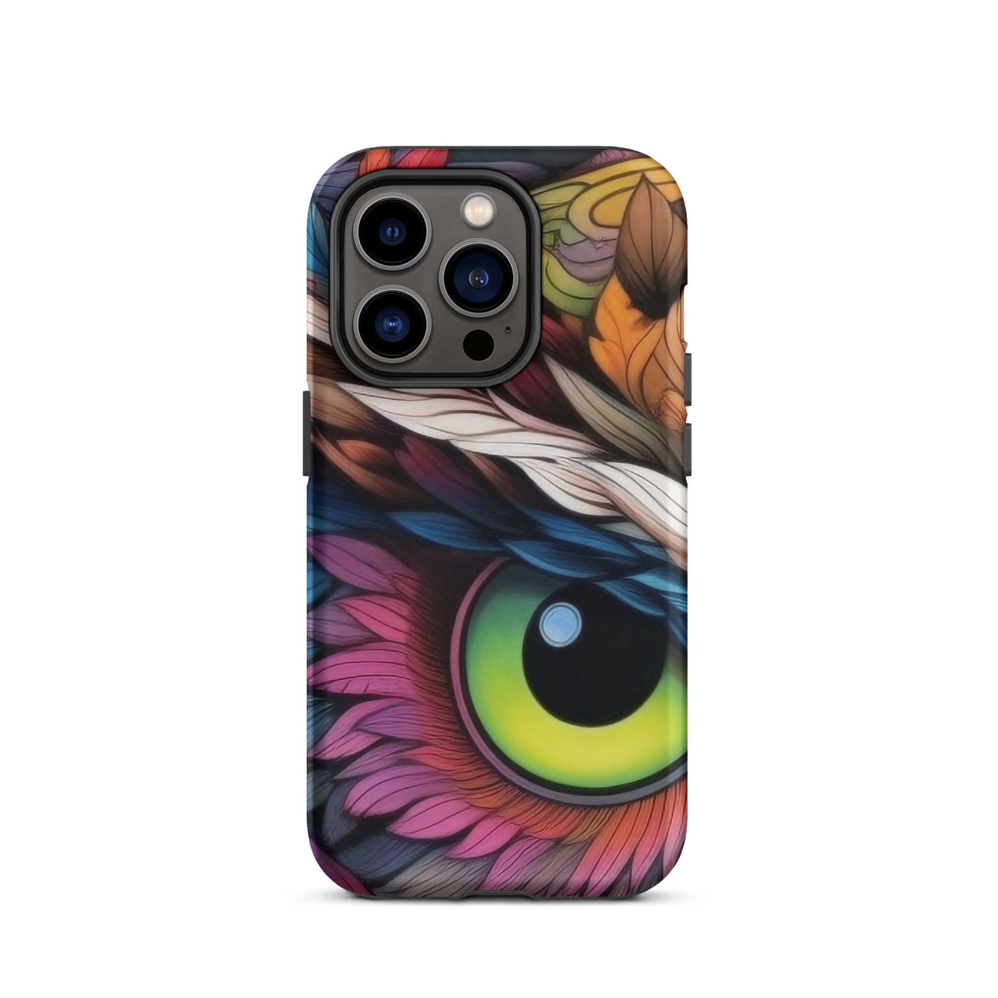 Owl Eyes iPhone Case by Visual Verse - Image 28