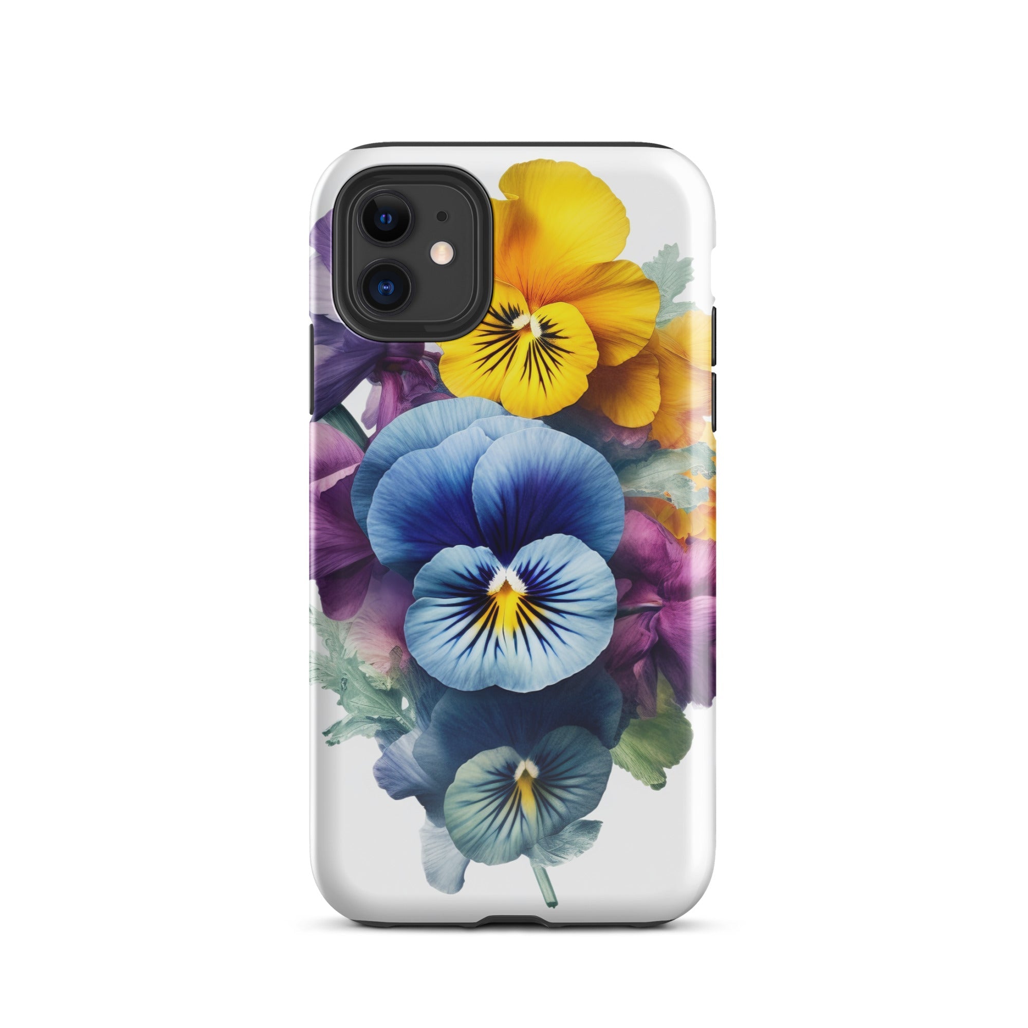 Pansy Flower iPhone Case by Visual Verse - Image 1