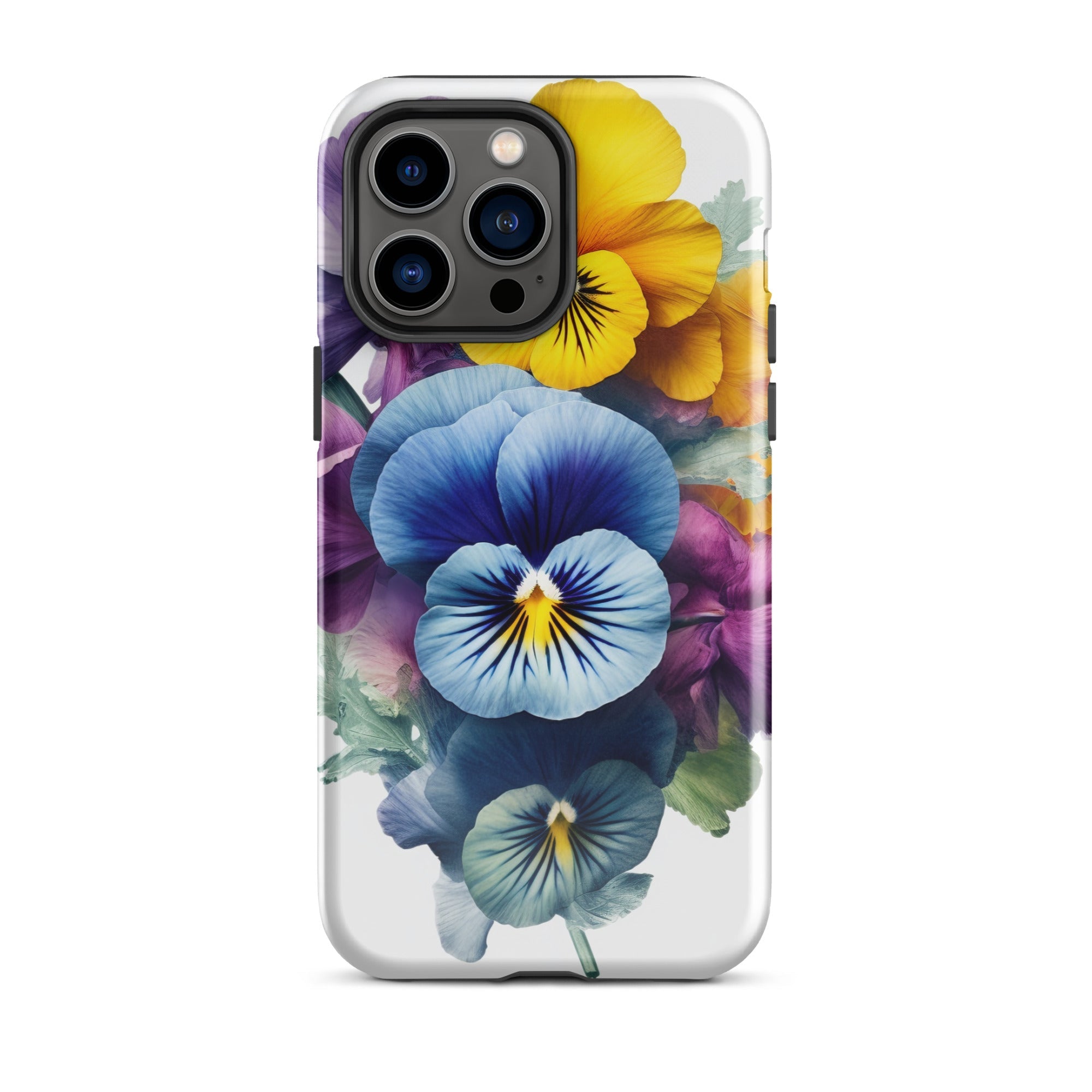 Pansy Flower iPhone Case by Visual Verse - Image 29