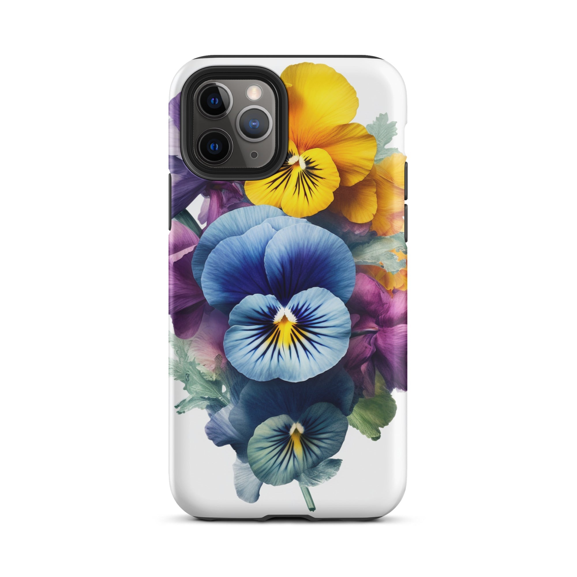 Pansy Flower iPhone Case by Visual Verse - Image 4